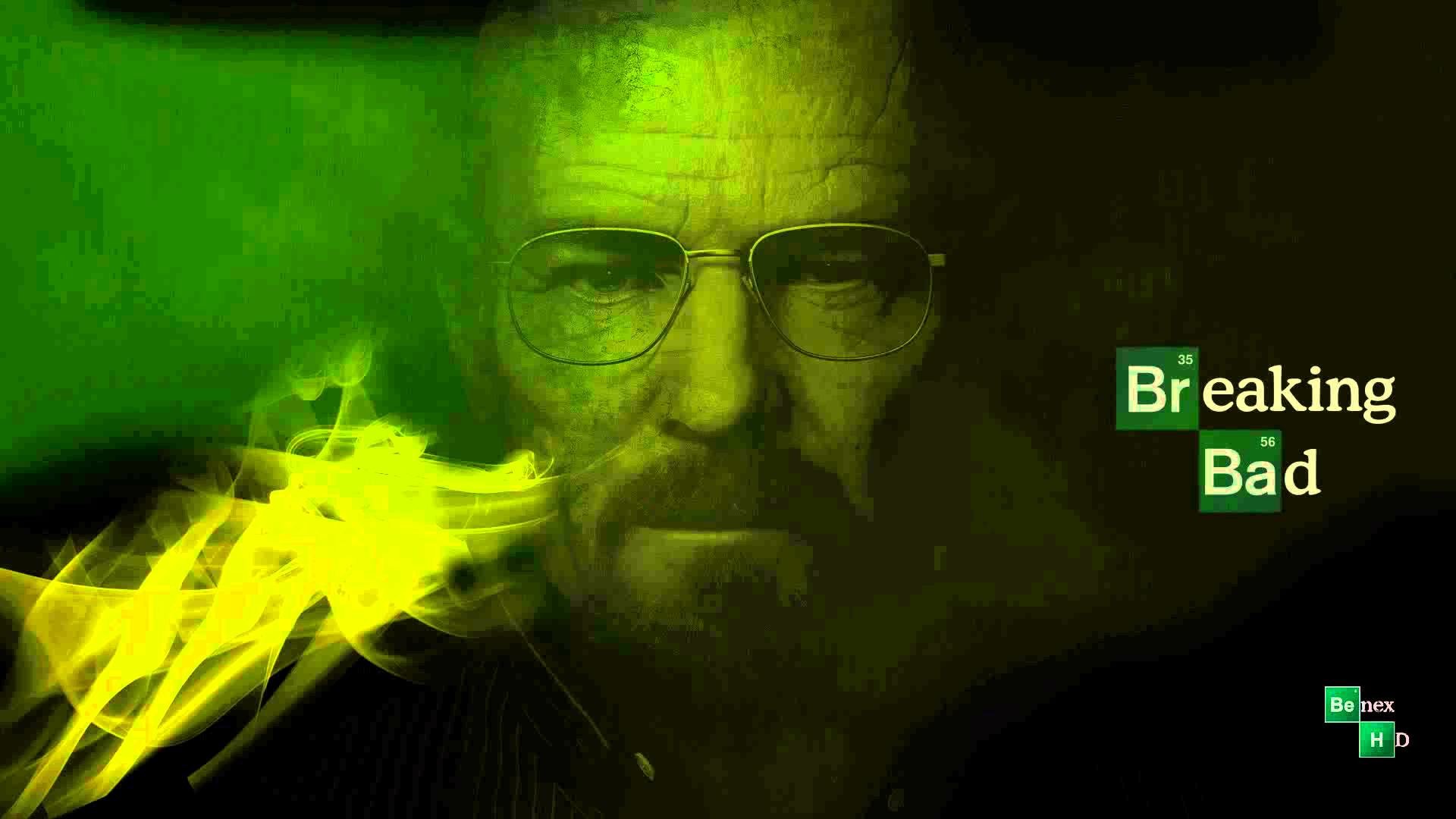 Walter White, Breaking Bad, Logo, Fumo verde, 1920x1080, immagine di sfondo