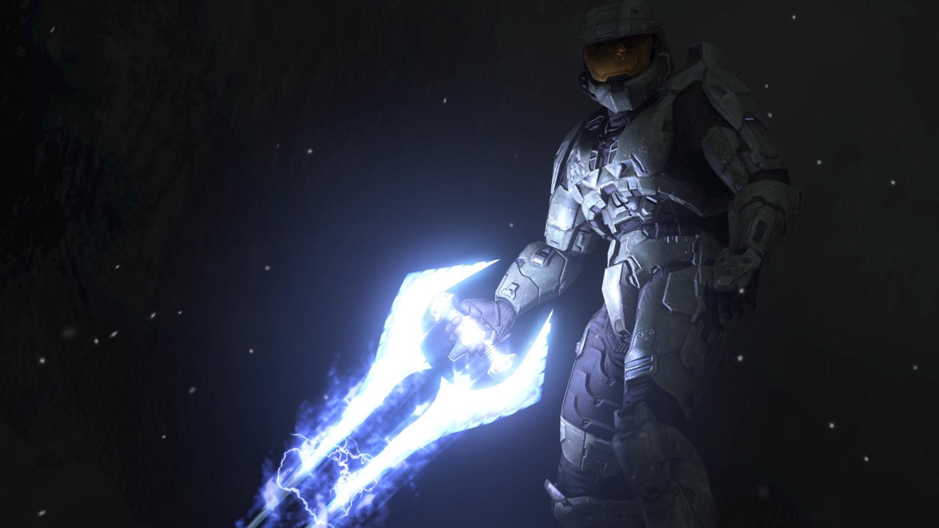Master Chief, Halo, Spada energetica, Buio, 1920x1080, immagine di sfondo