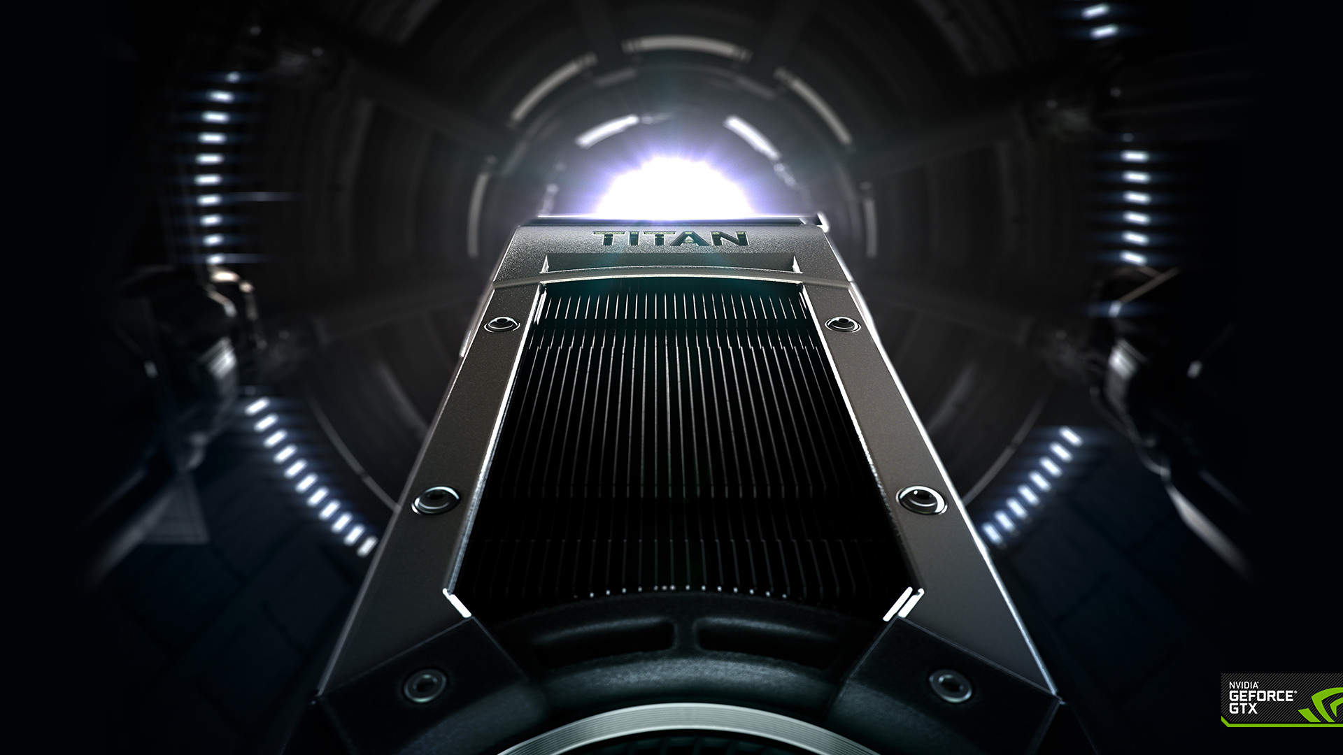 GeForce GTX Titan, Nvidia, Scheda video, Tunnel, Full HD, sfondo per portatile