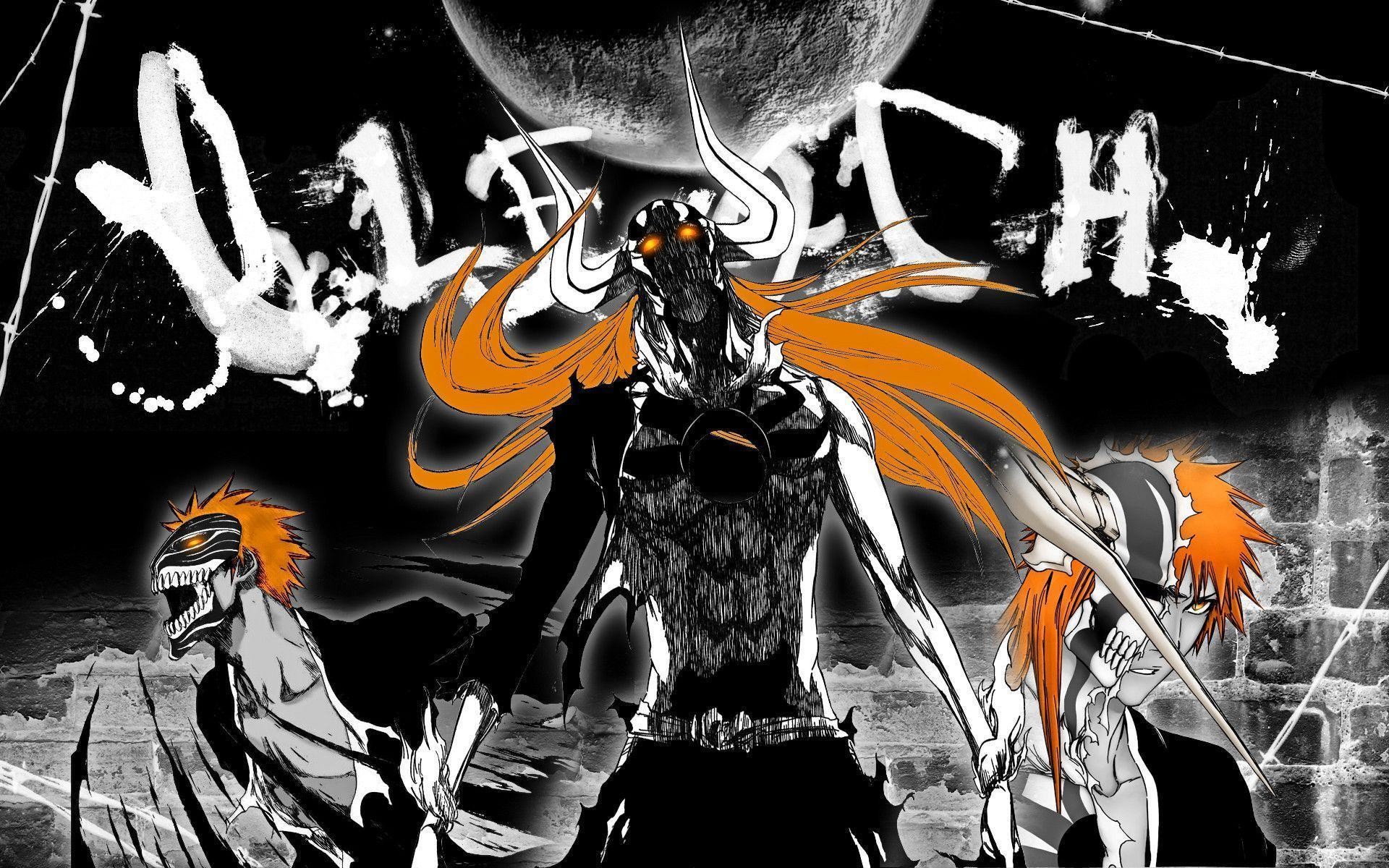 Ichigo Kurosaki, Vasto Lorde, Bleach, Logo, 1920x1200, immagine di sfondo