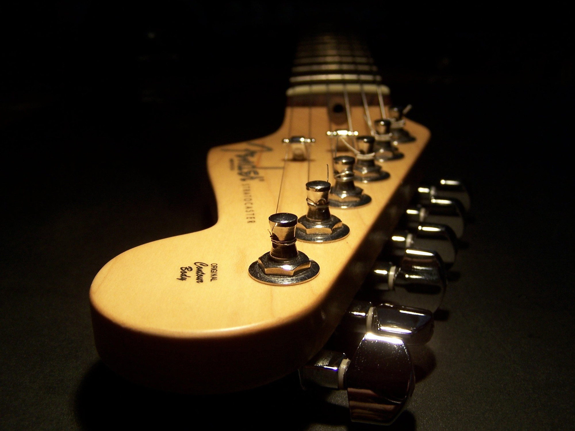 Fender, Paletta, Meccaniche, Sfondo nero, Full HD, schermata di blocco iPad