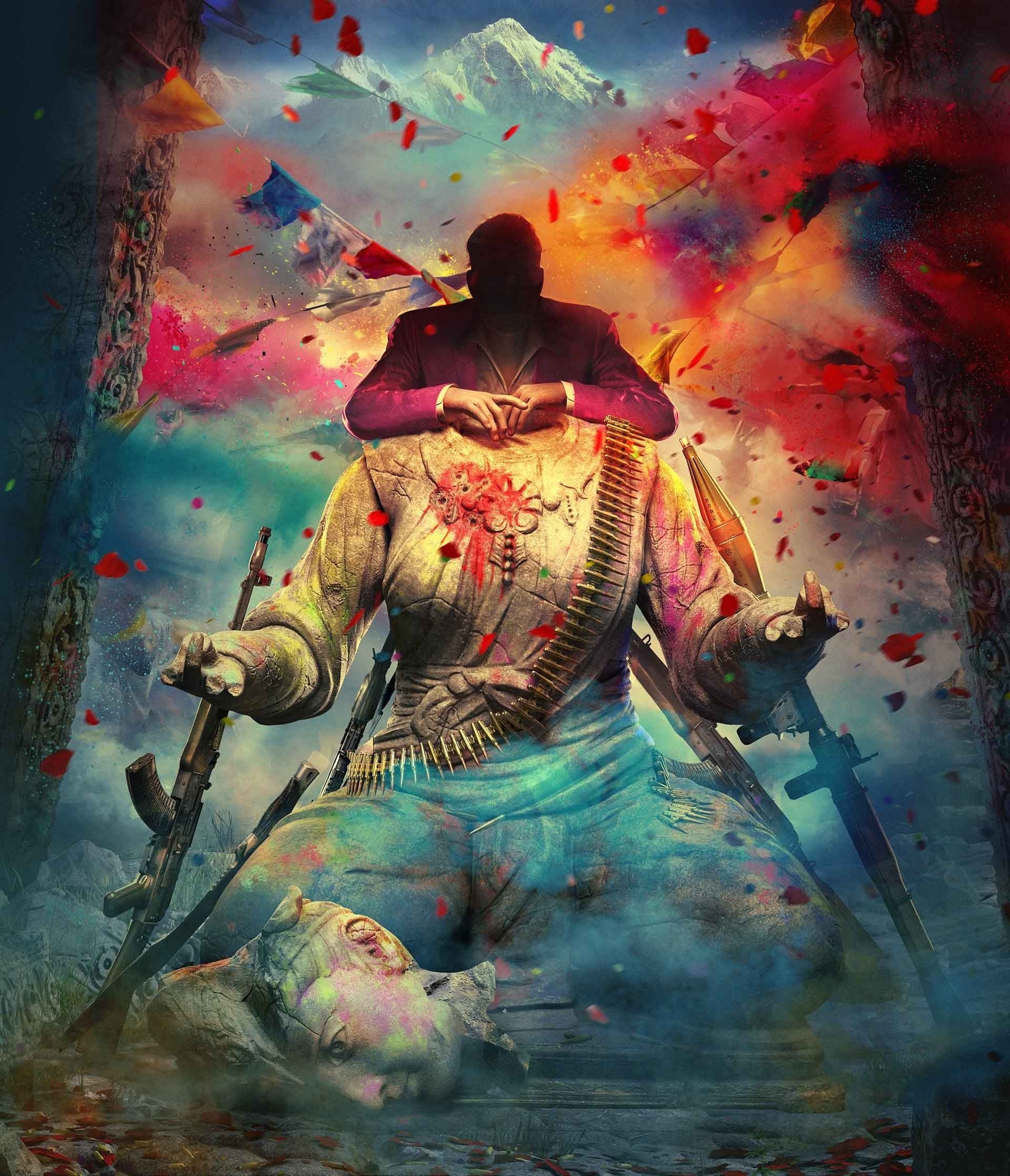 Far Cry 4, Pagan Min, Arte pittorica, QHD+, schermata di blocco iPad