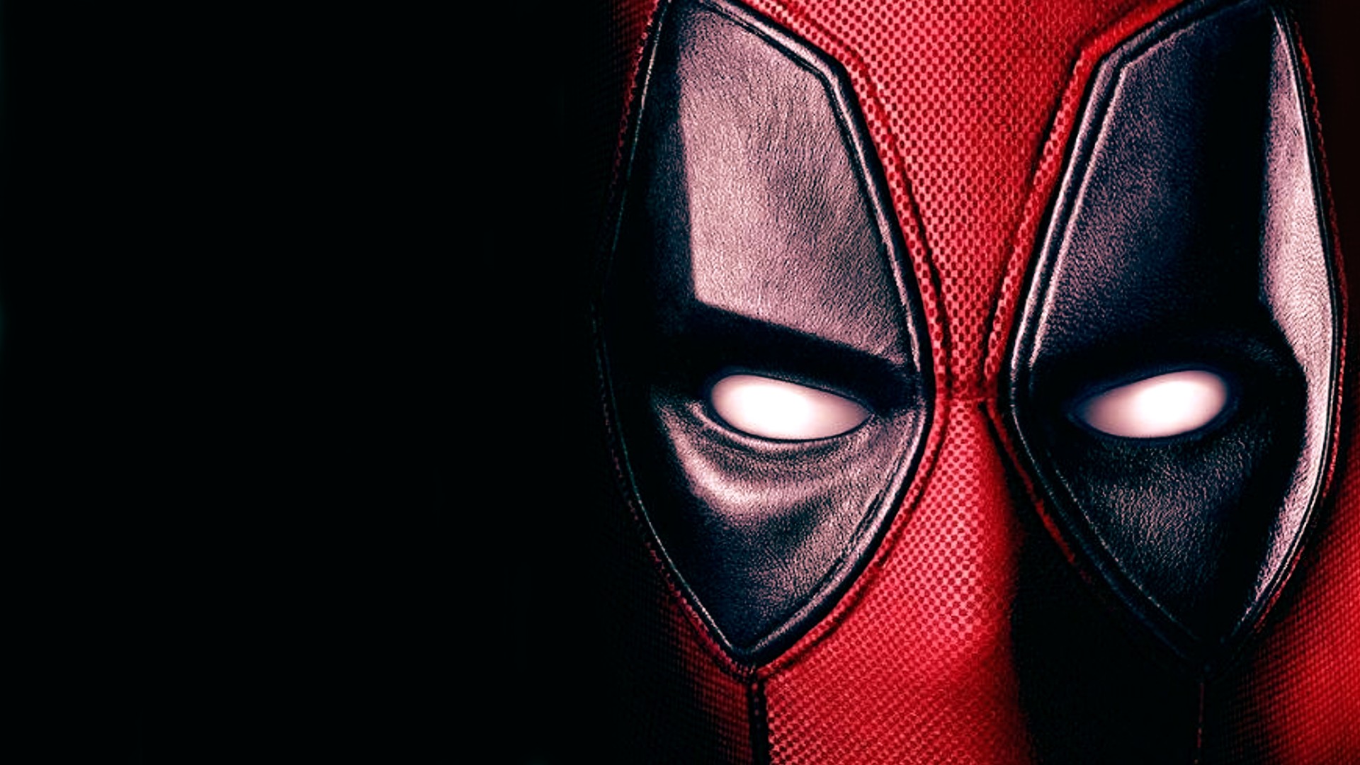 Deadpool, Maschera, Primo piano, Occhi luminosi, Full HD, sfondo per PC e portatile