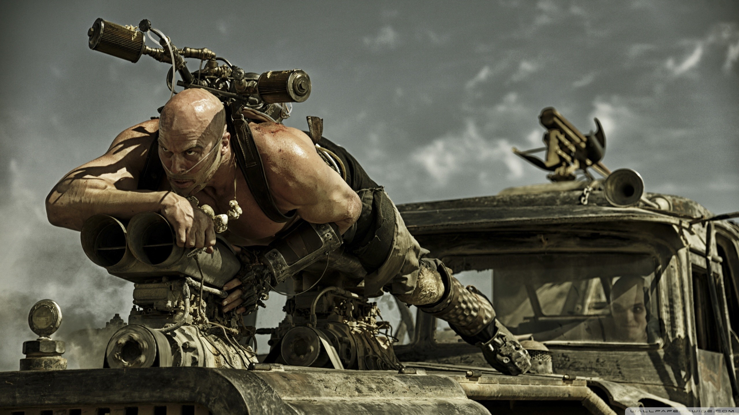 Mad Max: Fury Road, Rictus Erectus, Veicolo da guerra, Arma, 2560x1440, sfondo per PC