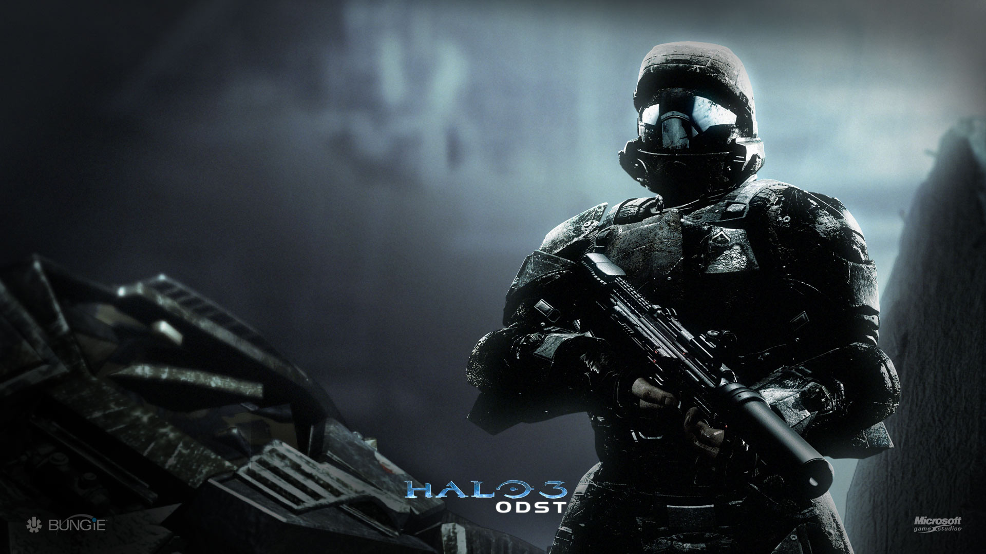 Halo 3: ODST, The Rookie, Bungie, Fucile, Full HD, sfondo per PC