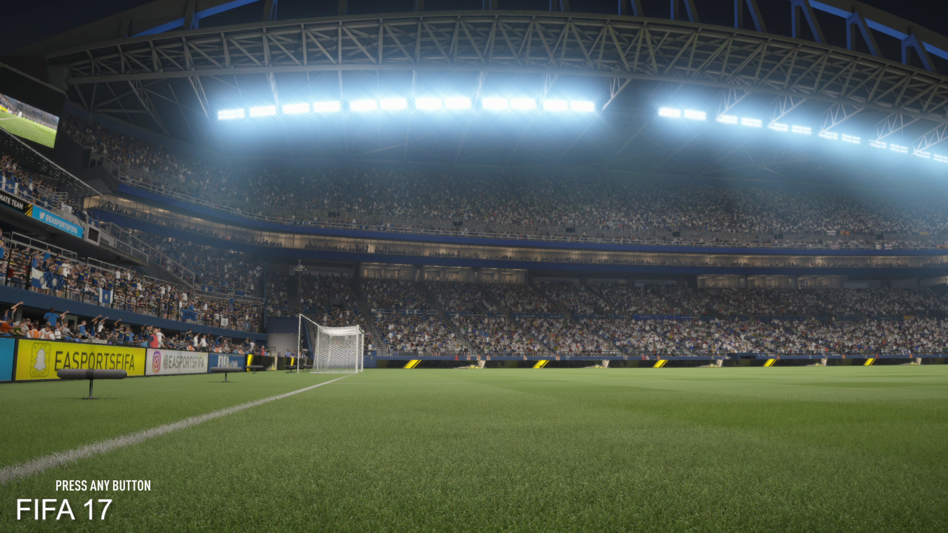 FIFA 17, Stadio, Riflettori, Menu principale, Full HD, sfondo per PC