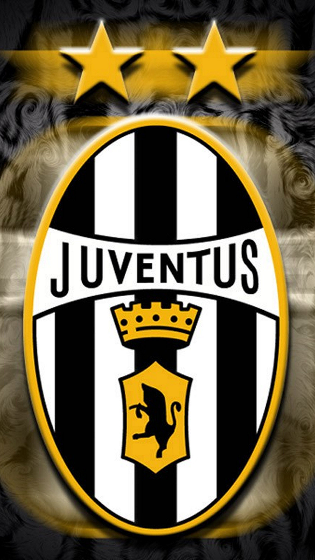 Juventus, Stemma Juventus, Stelle, Dorato, Full HD, sfondo per smartphone