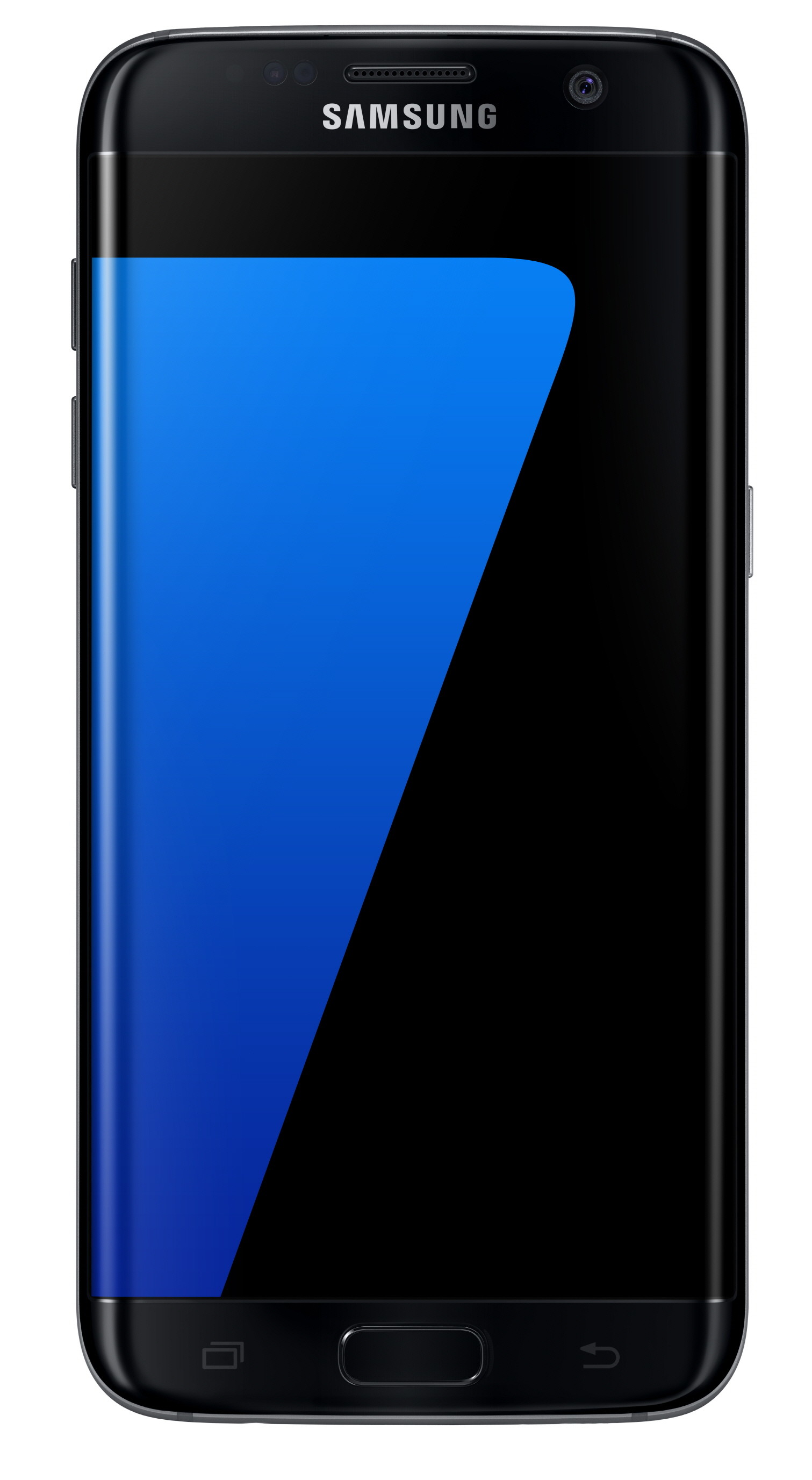 Samsung Galaxy S7 Edge, Smartphone, Sfondo bianco, QHD+, schermata di blocco del cellulare