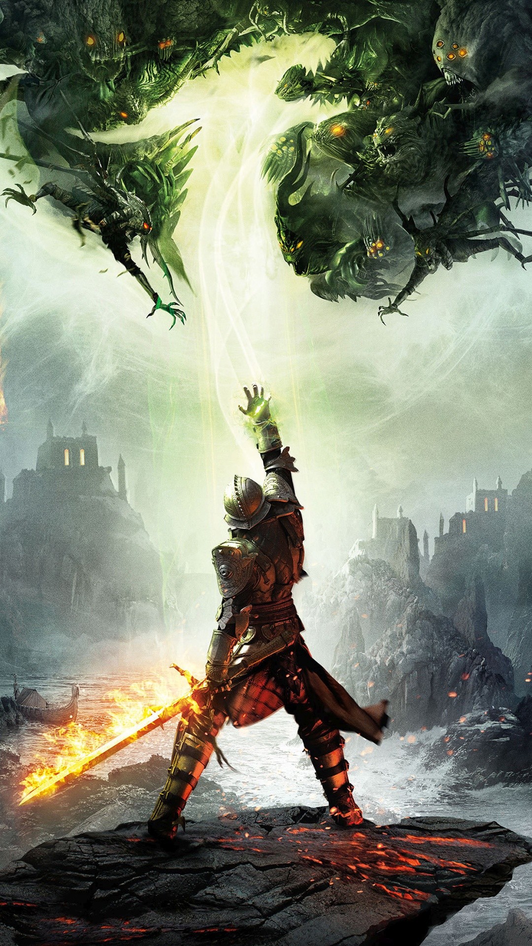 Dragon Age: Inquisition, Inquisitore, Squarcio, Fantasy, Videogioco, immagine di sfondo iPhone 6S