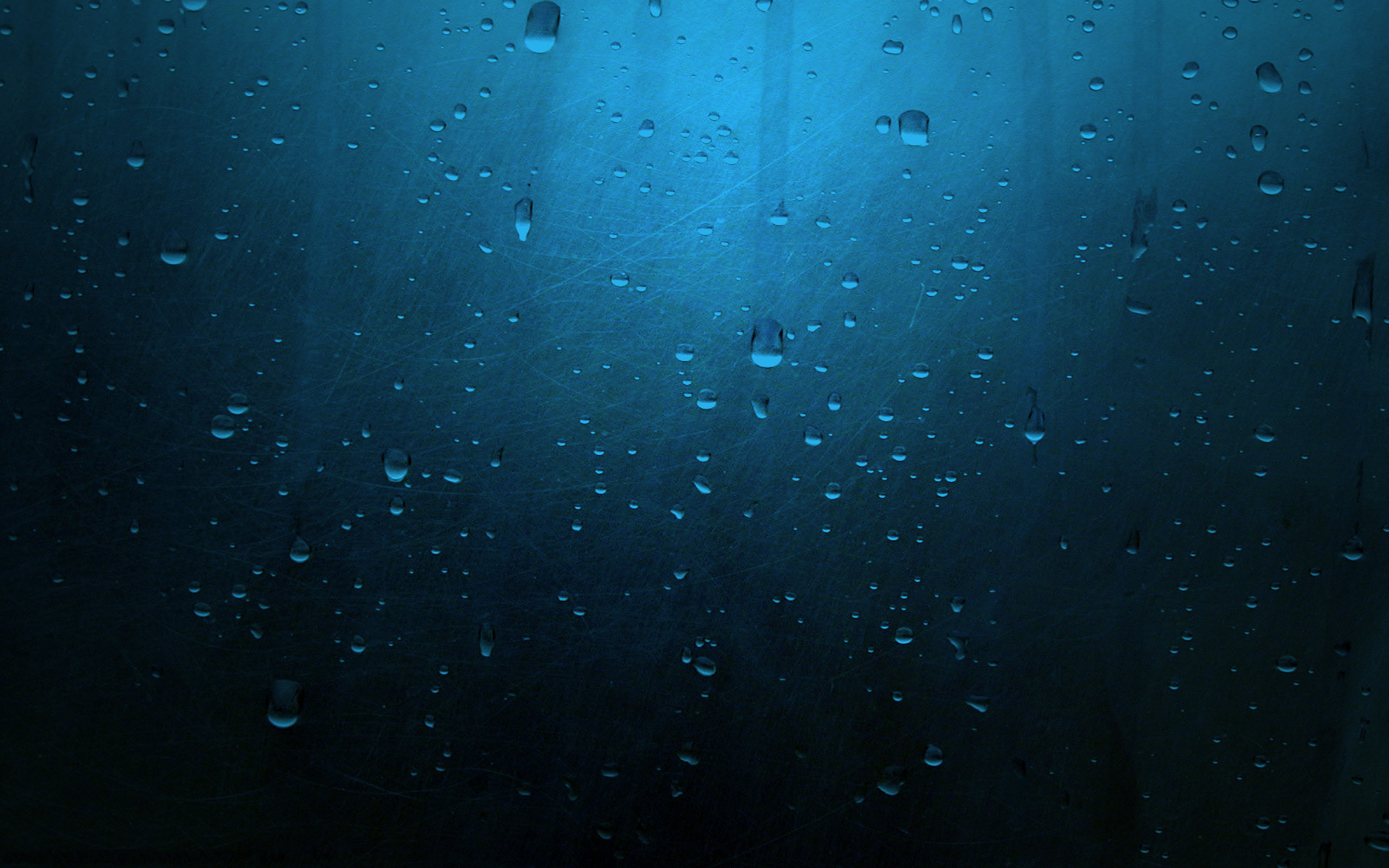 Gocce d'acqua, Vetro, Blu scuro, 1920x1200, sfondo MacBook Pro