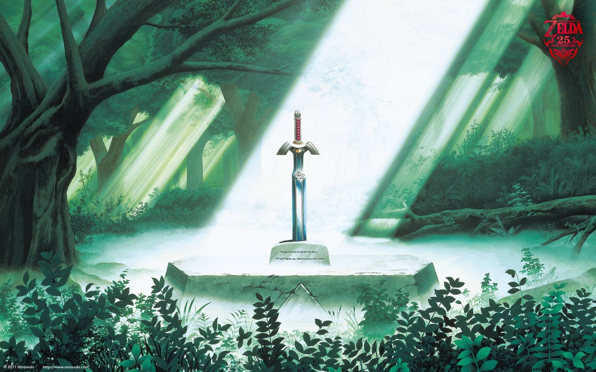Spada Suprema, Foresta, Raggi di luce, The Legend of Zelda, 1920x1200, sfondo MacBook Pro