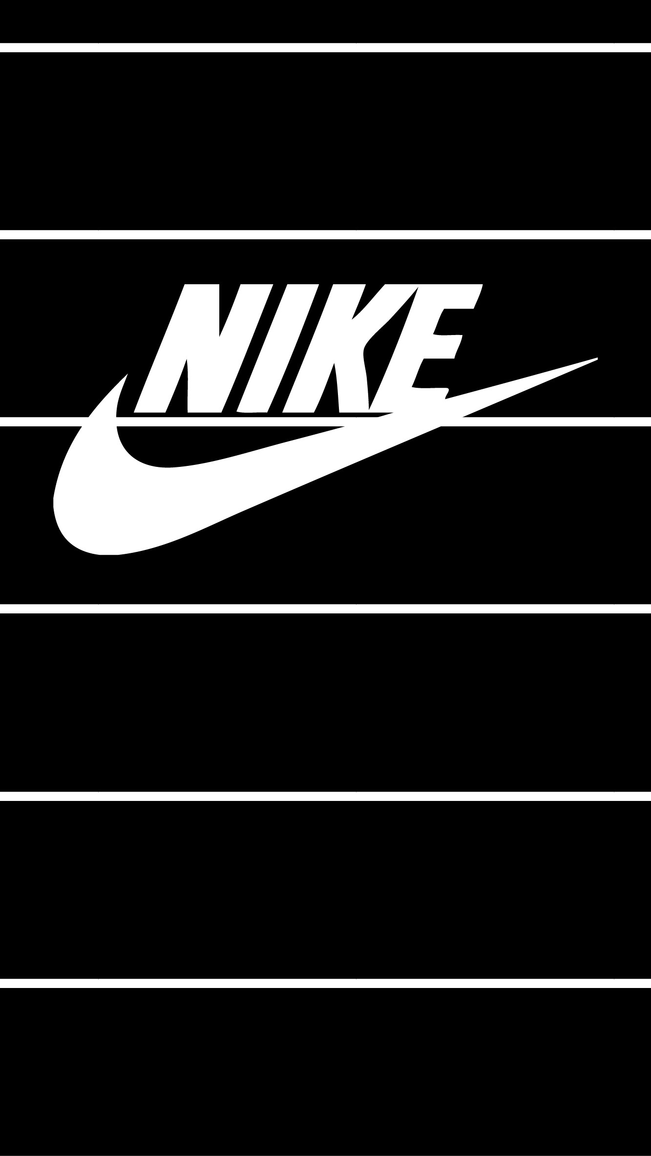 Nike, Logo, Strisce, Bianco e nero, Full HD, sfondo per iPhone e Android
