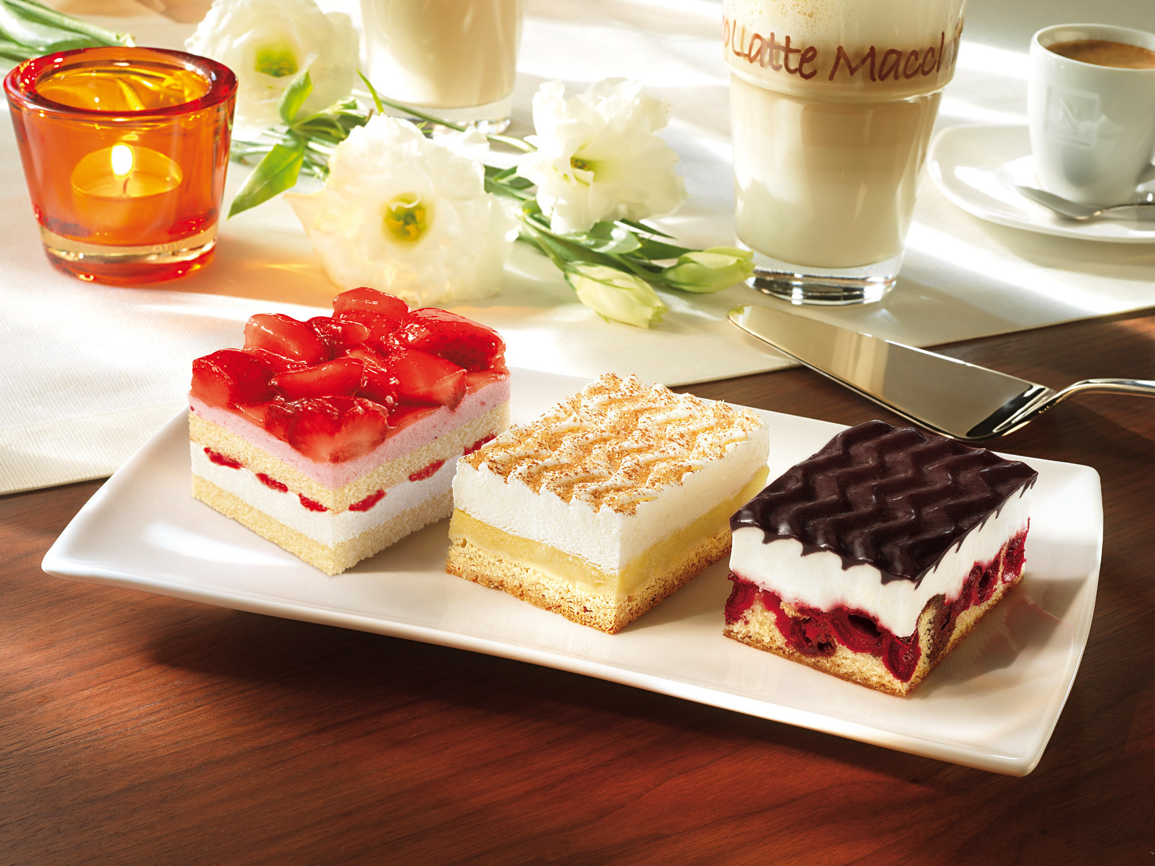 Torte, Tiramisù, Cheesecake, Latte macchiato, Dessert, Full HD, wallpaper per tablet