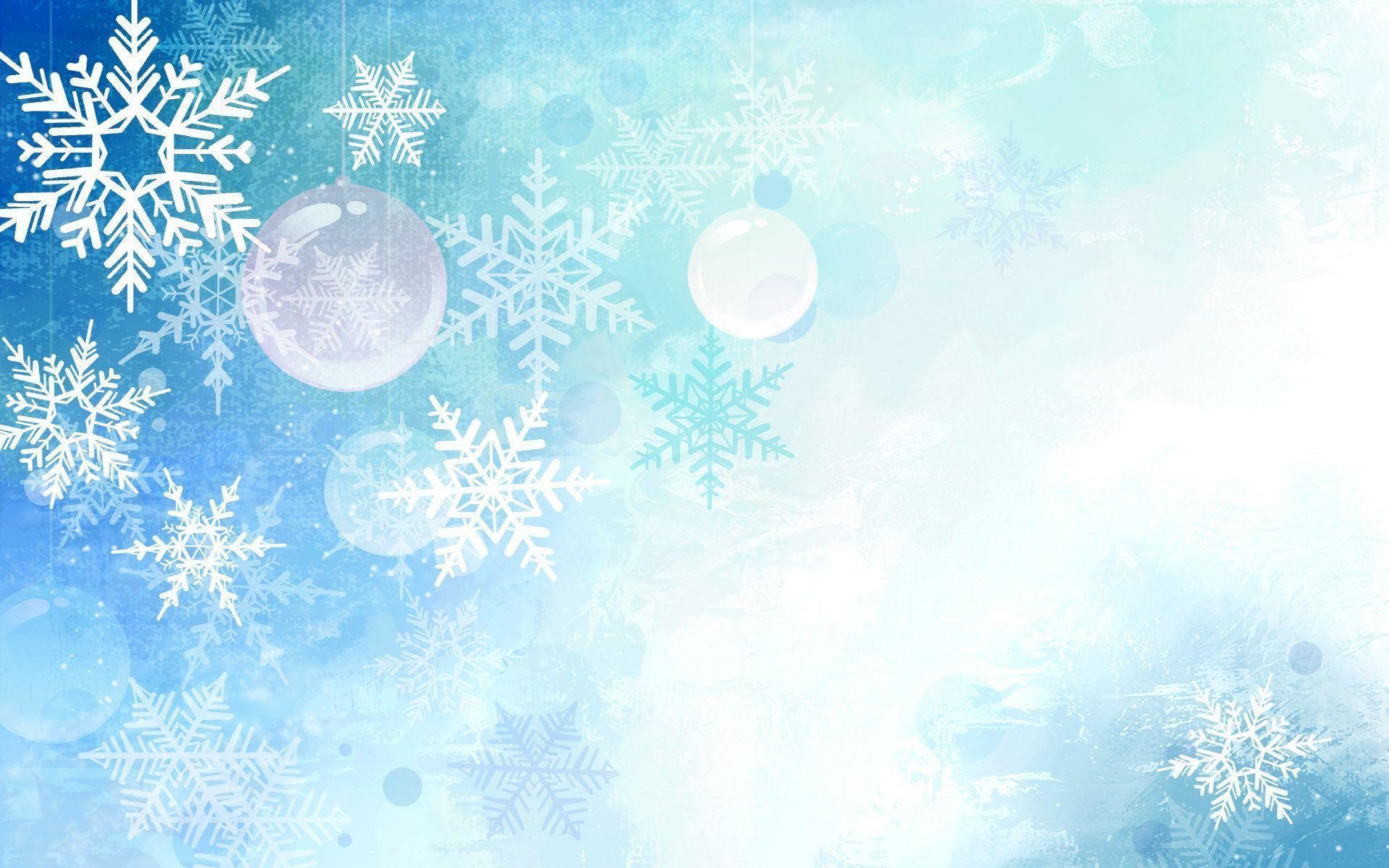 Fiocchi di neve, Palline, Azzurro, 1920x1200, sfondo per PC