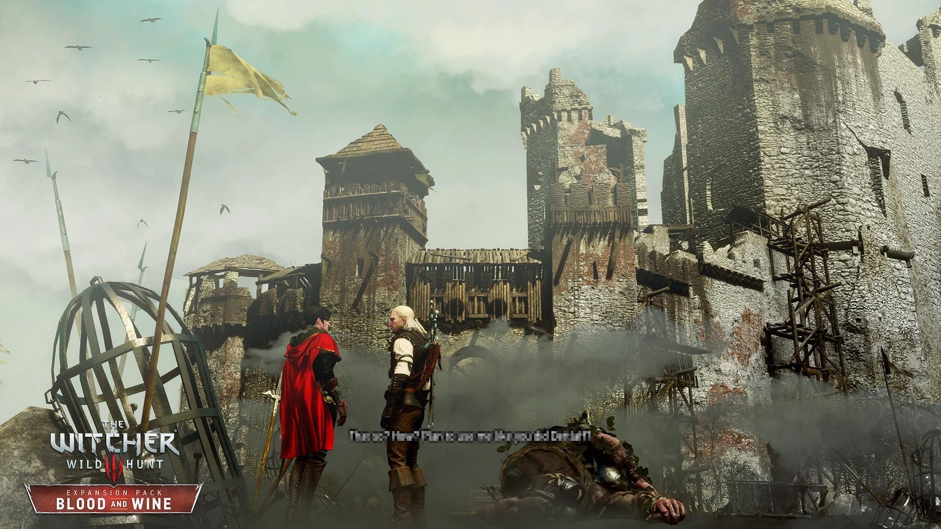 Geralt di Rivia, Dettlaff, The Witcher 3: Blood and Wine, Castello, sfondo Full HD per PC