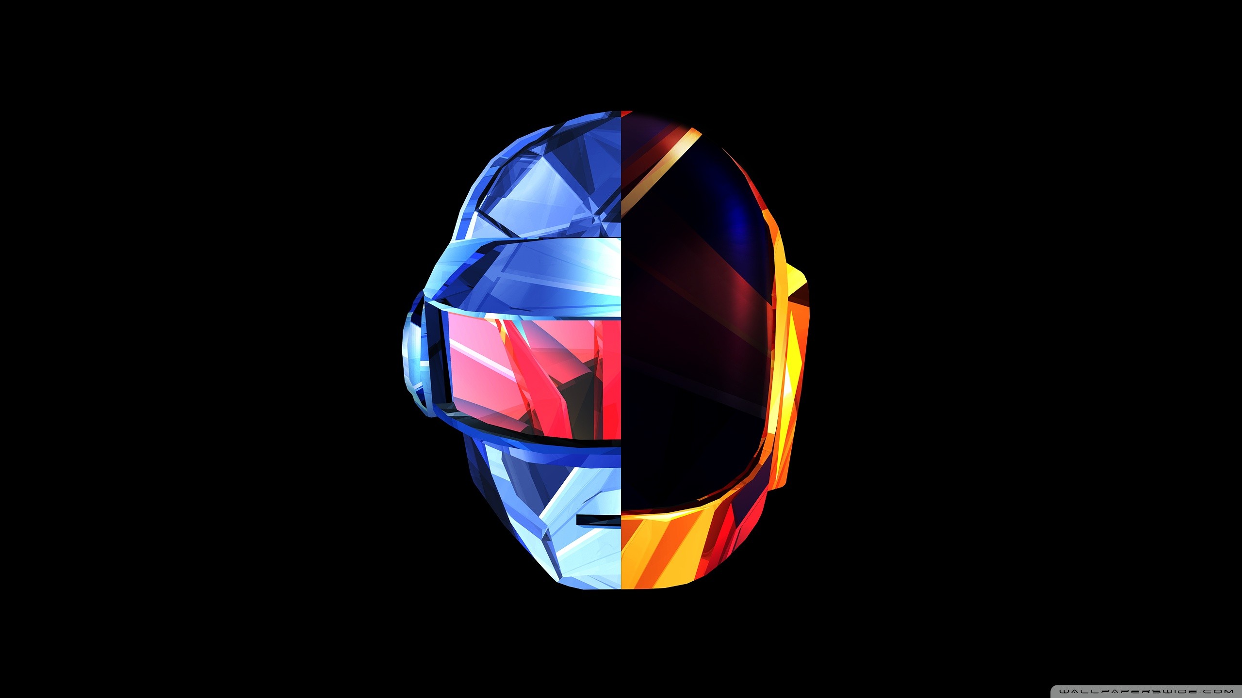 Daft Punk, Random Access Memories, Casco, Low poly, 2K, sfondo per PC e portatile