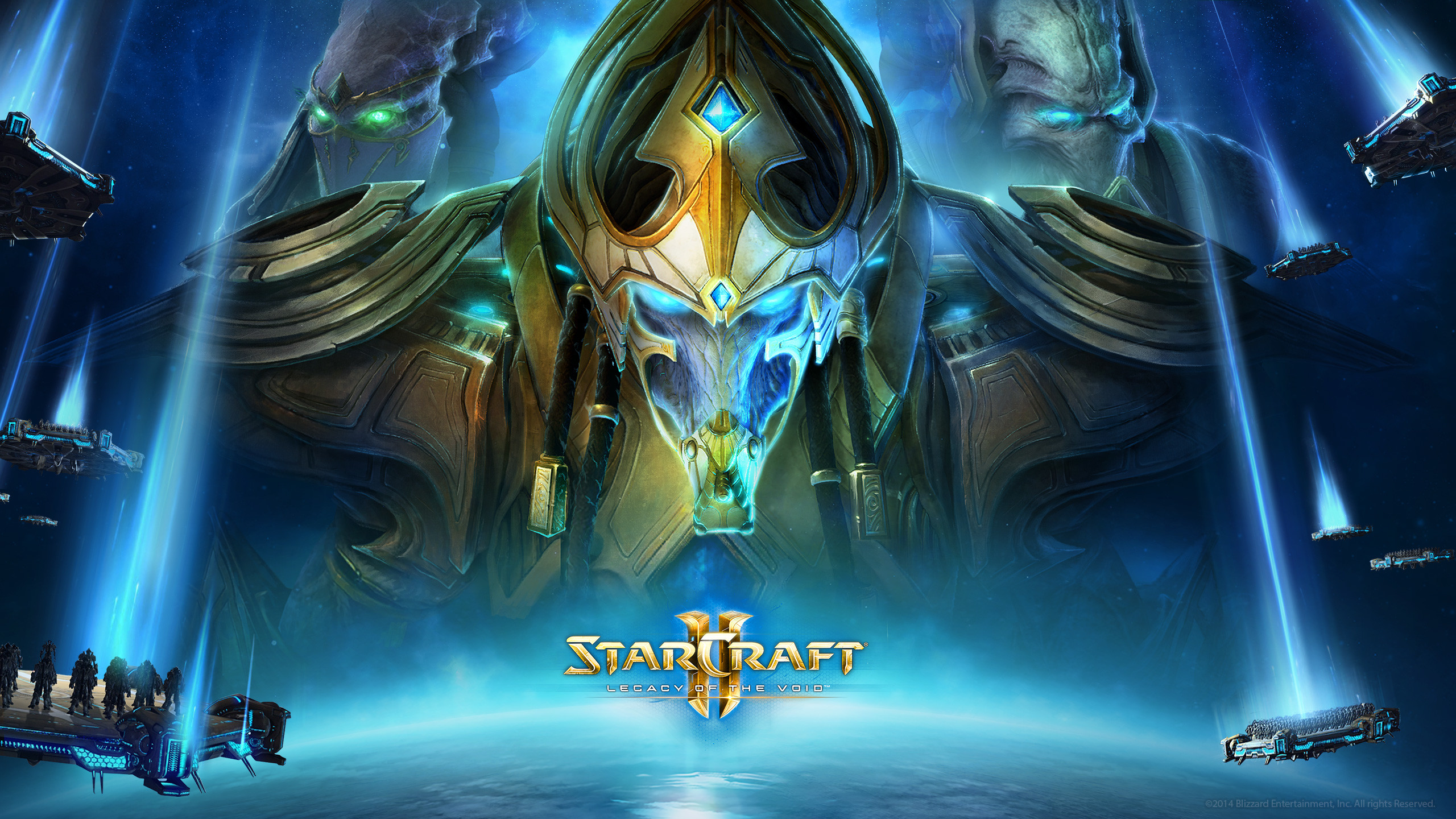 Artanis, StarCraft II: Legacy of the Void, Protoss, Logo, 16:9 2K, sfondo widescreen