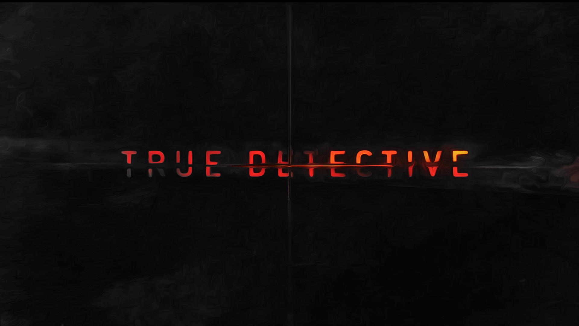 True Detective, Logo, Rosso, Nero, Full HD, sfondo per PC