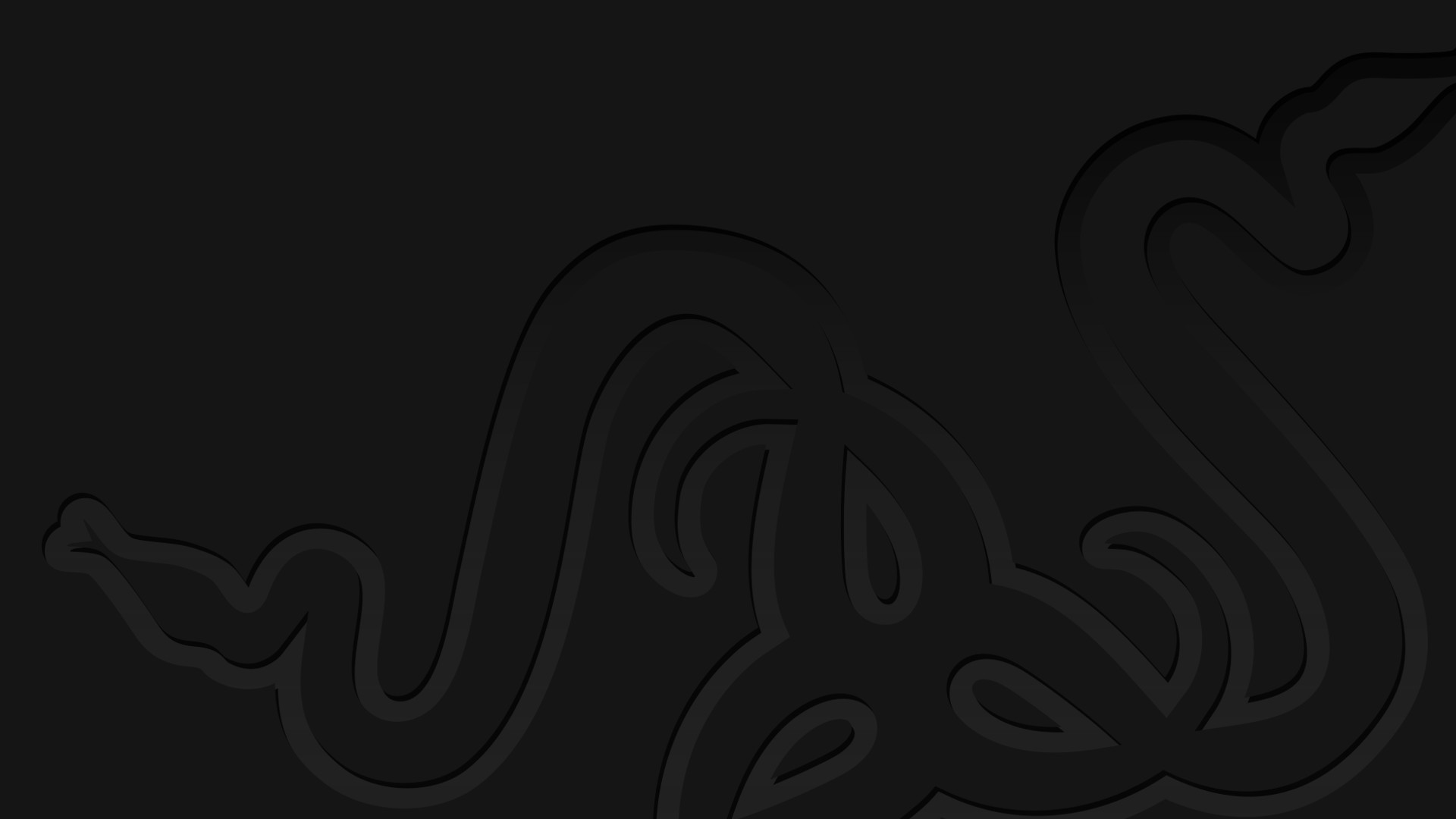 Razer, Logo, Nero, Minimalista, 1920x1080, immagine di sfondo
