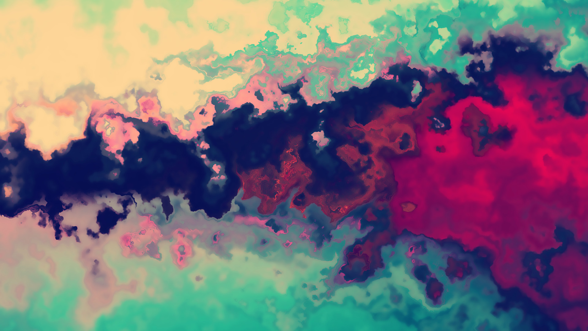 Acquerello astratto, Macchie, Rosa, Blu, Astratto, 1920x1080, sfondo per PC