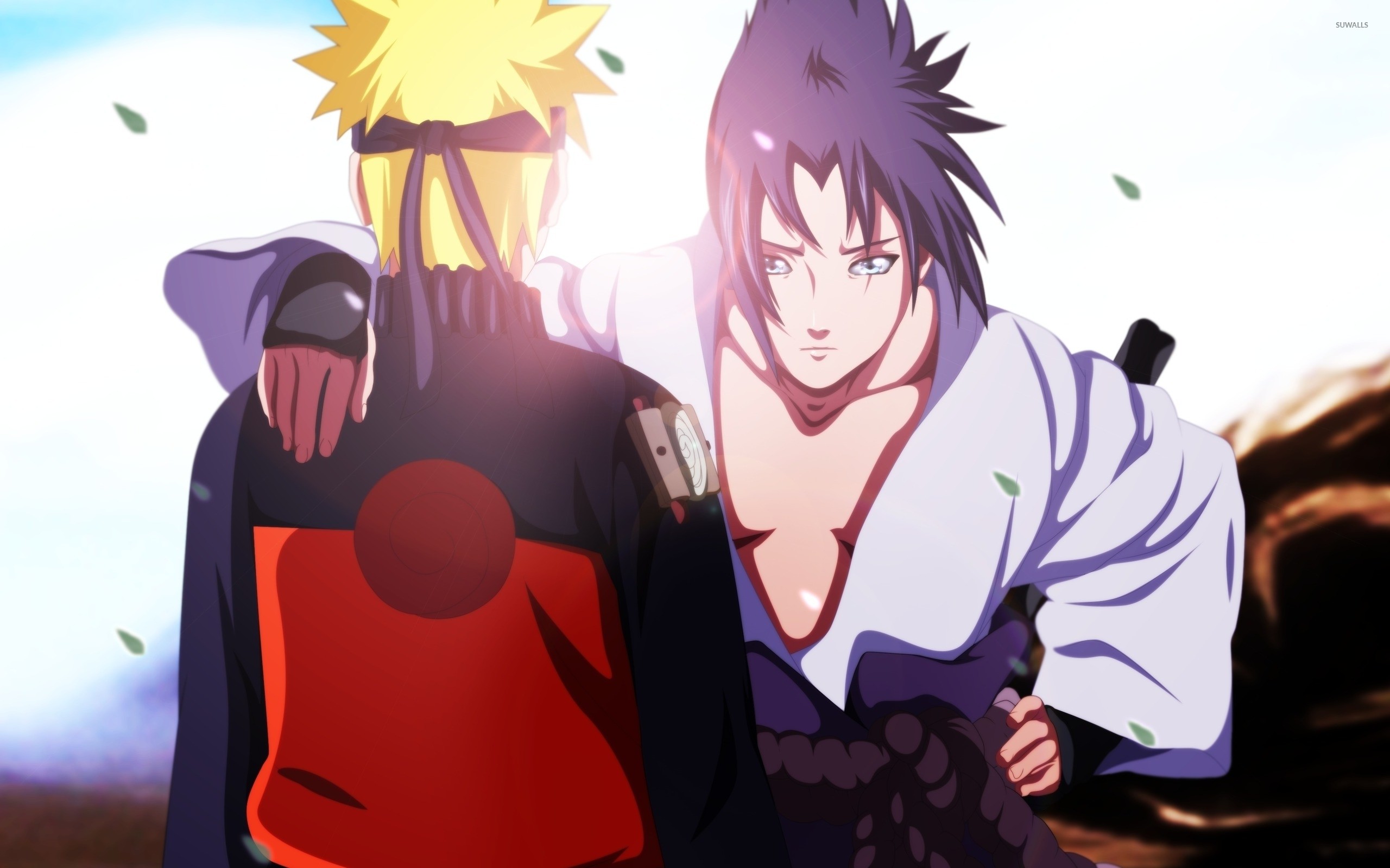 Naruto Uzumaki, Sasuke Uchiha, Amicizia, Naruto Shippuden, 2K, sfondo per PC