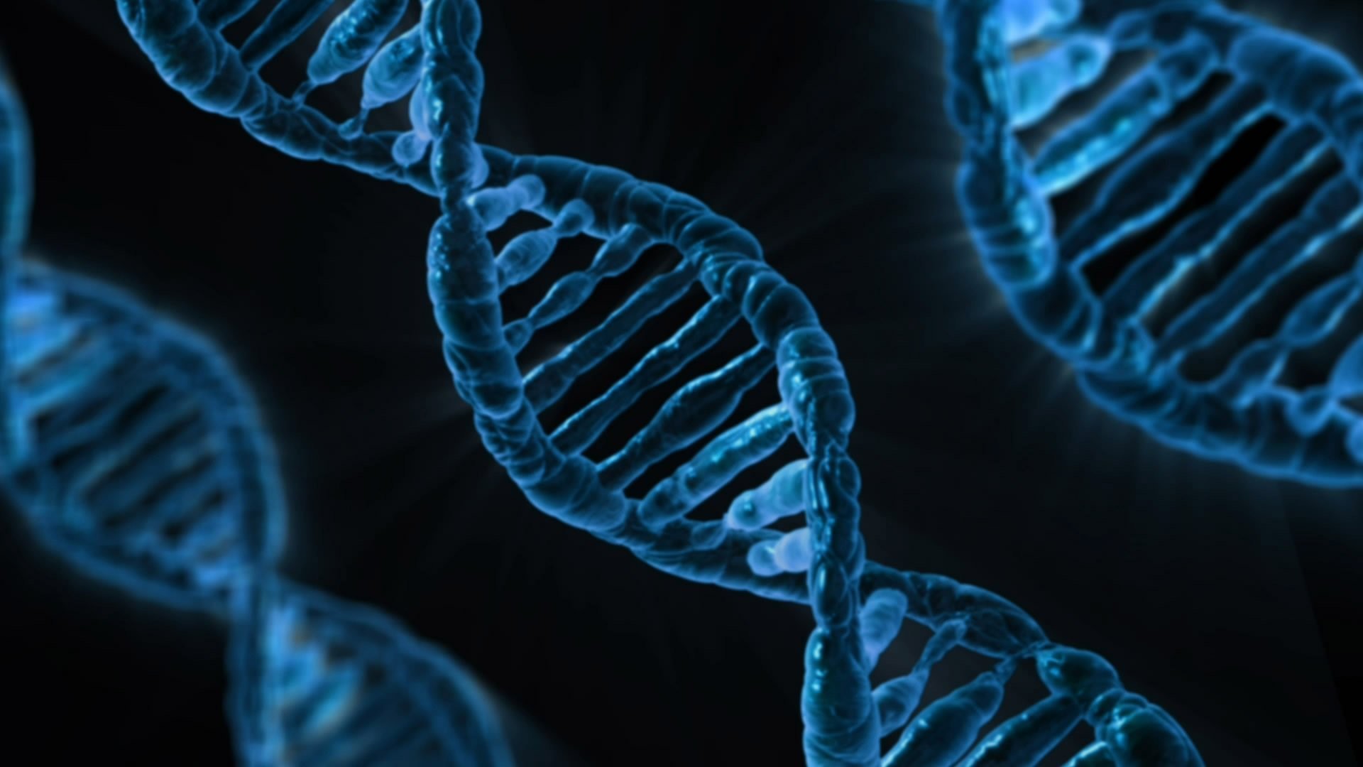 DNA, Doppia elica, Sfondo scuro, Full HD, wallpaper desktop