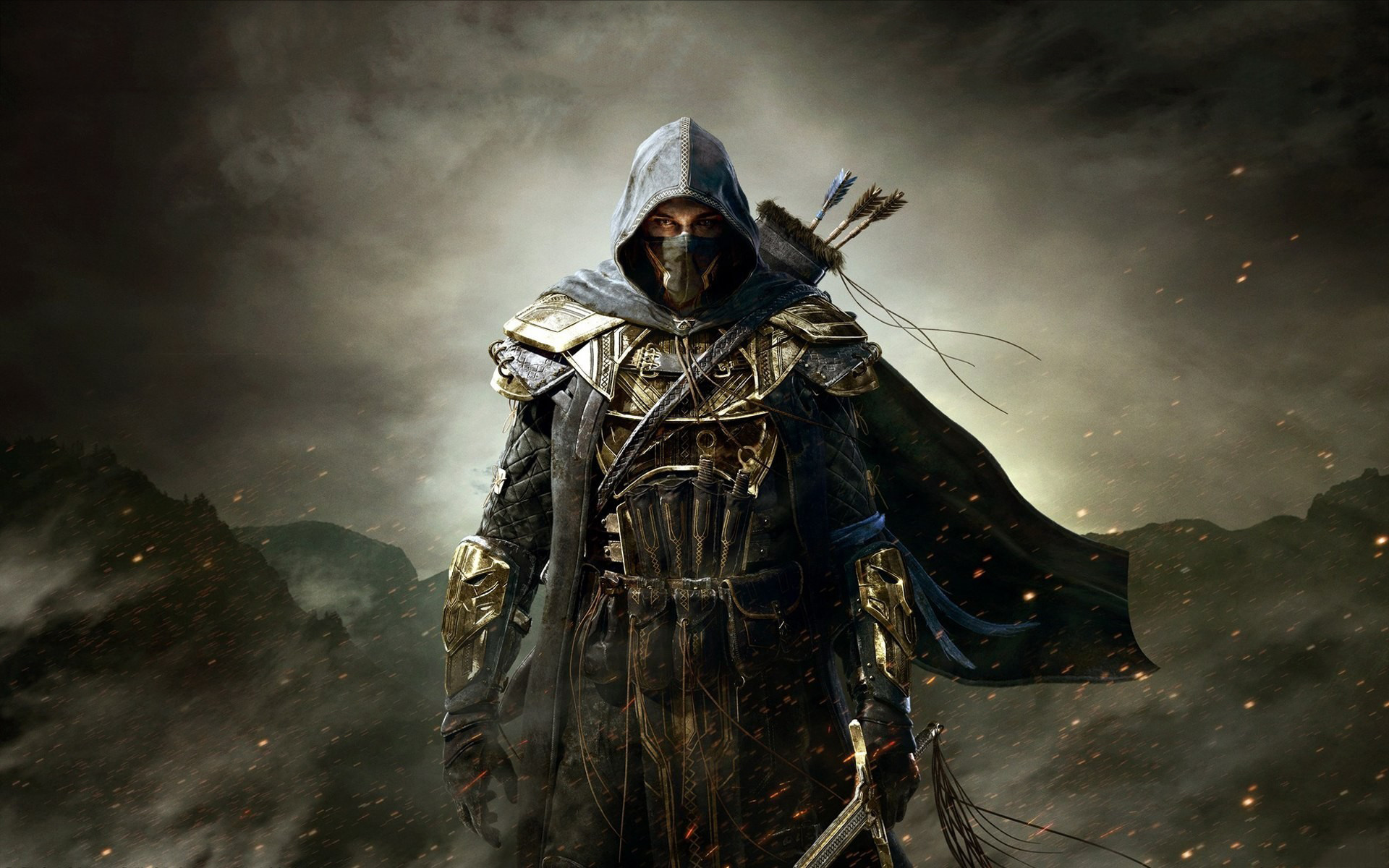 The Elder Scrolls V: Skyrim, Gilda dei Ladri, Cappuccio, Arco, 1920x1200, sfondo per PC