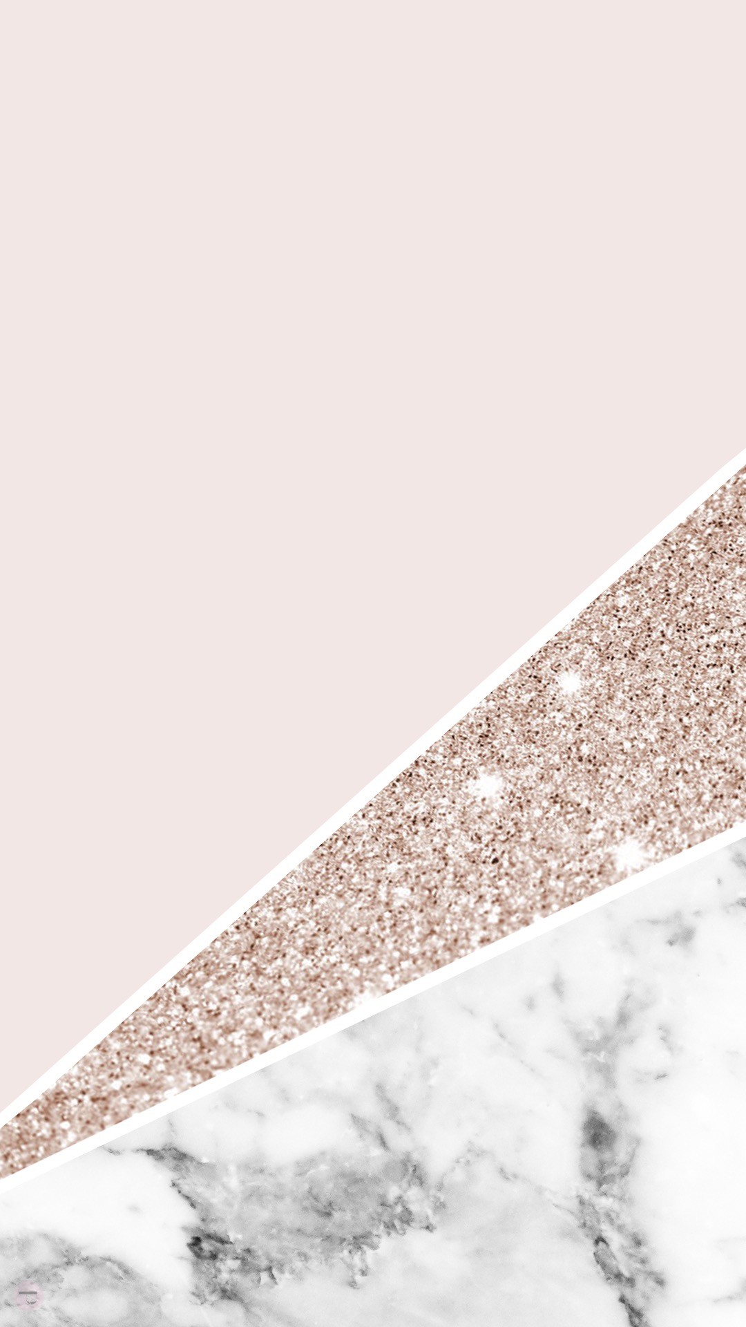 Marmo, Glitter oro rosa, Rosa cipria, Geometrico, 1080x1920, schermata di blocco iPhone