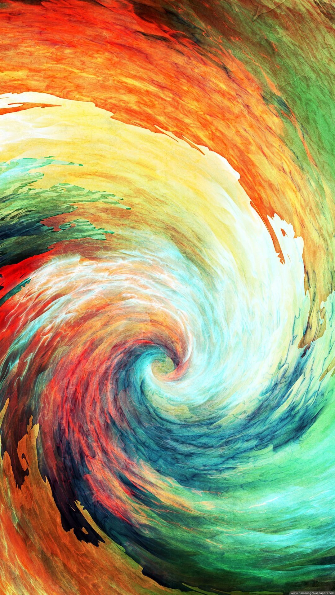 Vortice di colore, Pittura, Astratto, 1080x1920, schermata di blocco iPhone