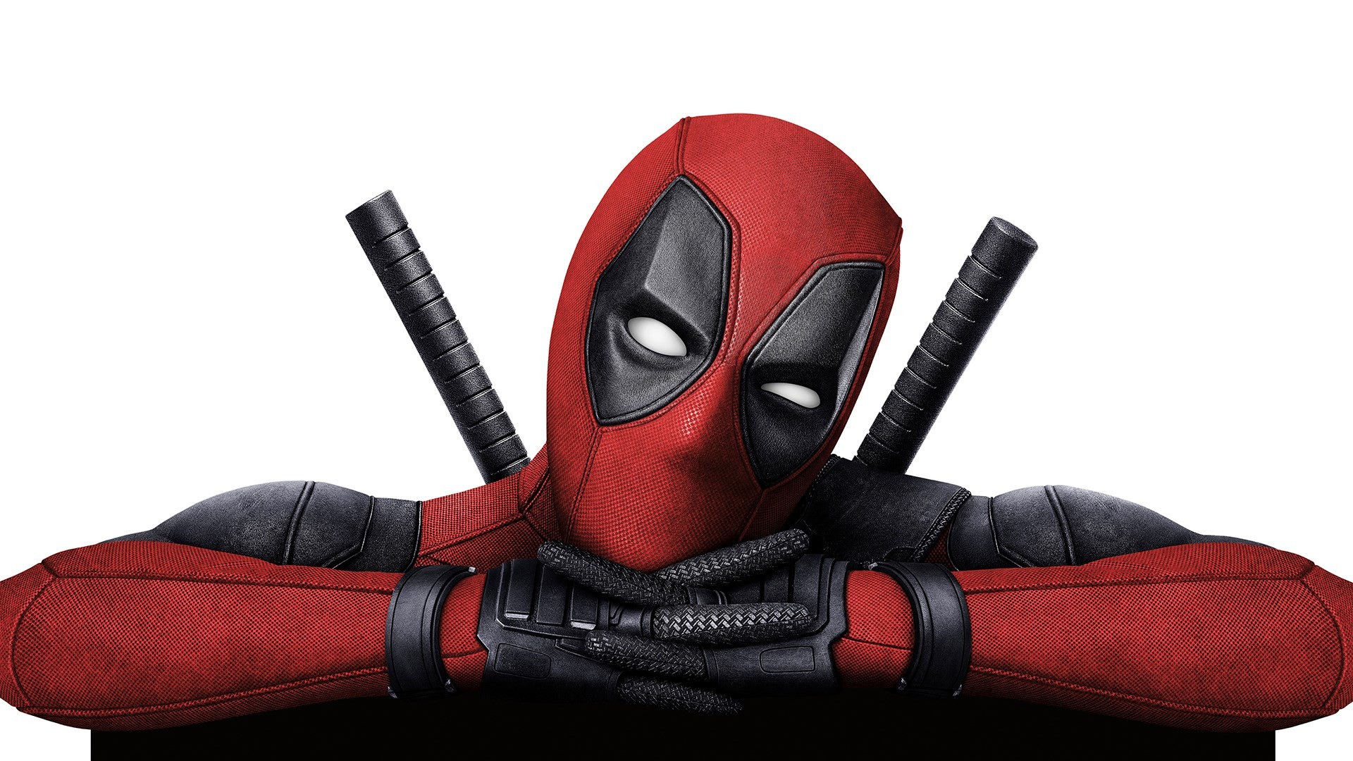 Deadpool, Ryan Reynolds, Katana, Sfondo bianco, Full HD, wallpaper per computer