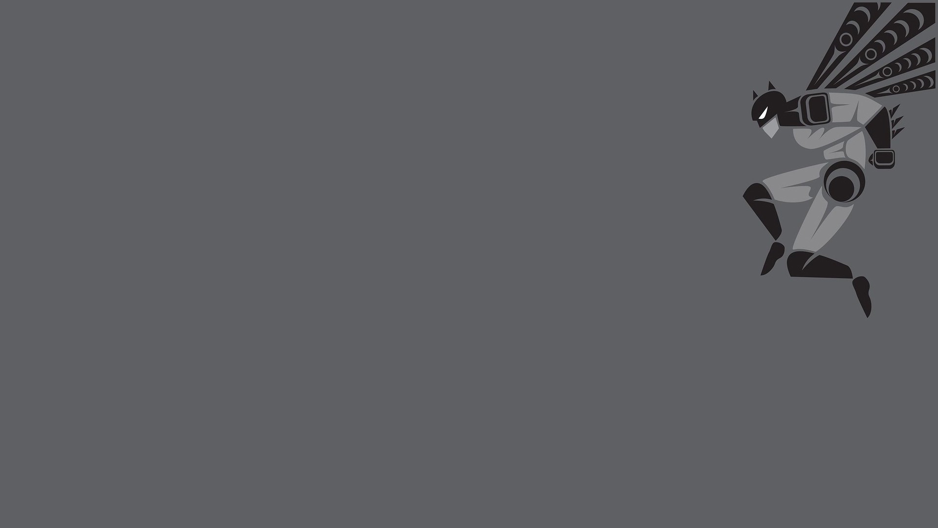 Minimalista, Sfondo grigio, Full HD, wallpaper per PC