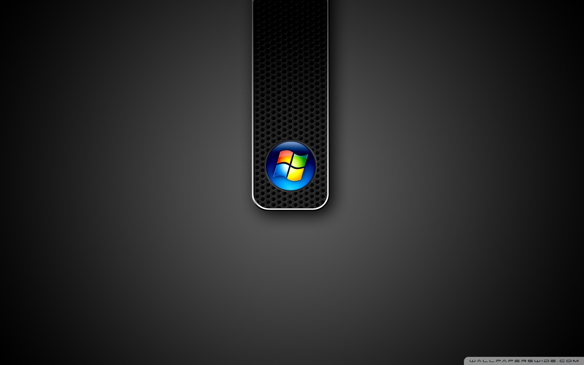 Windows 7, Logo Windows, Grigio, Minimalista, Full HD, sfondo per PC