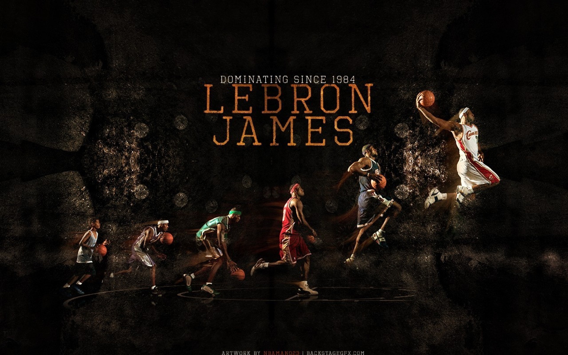 LeBron James, Cleveland Cavaliers, Basket, NBA, Full HD, sfondo Windows 11