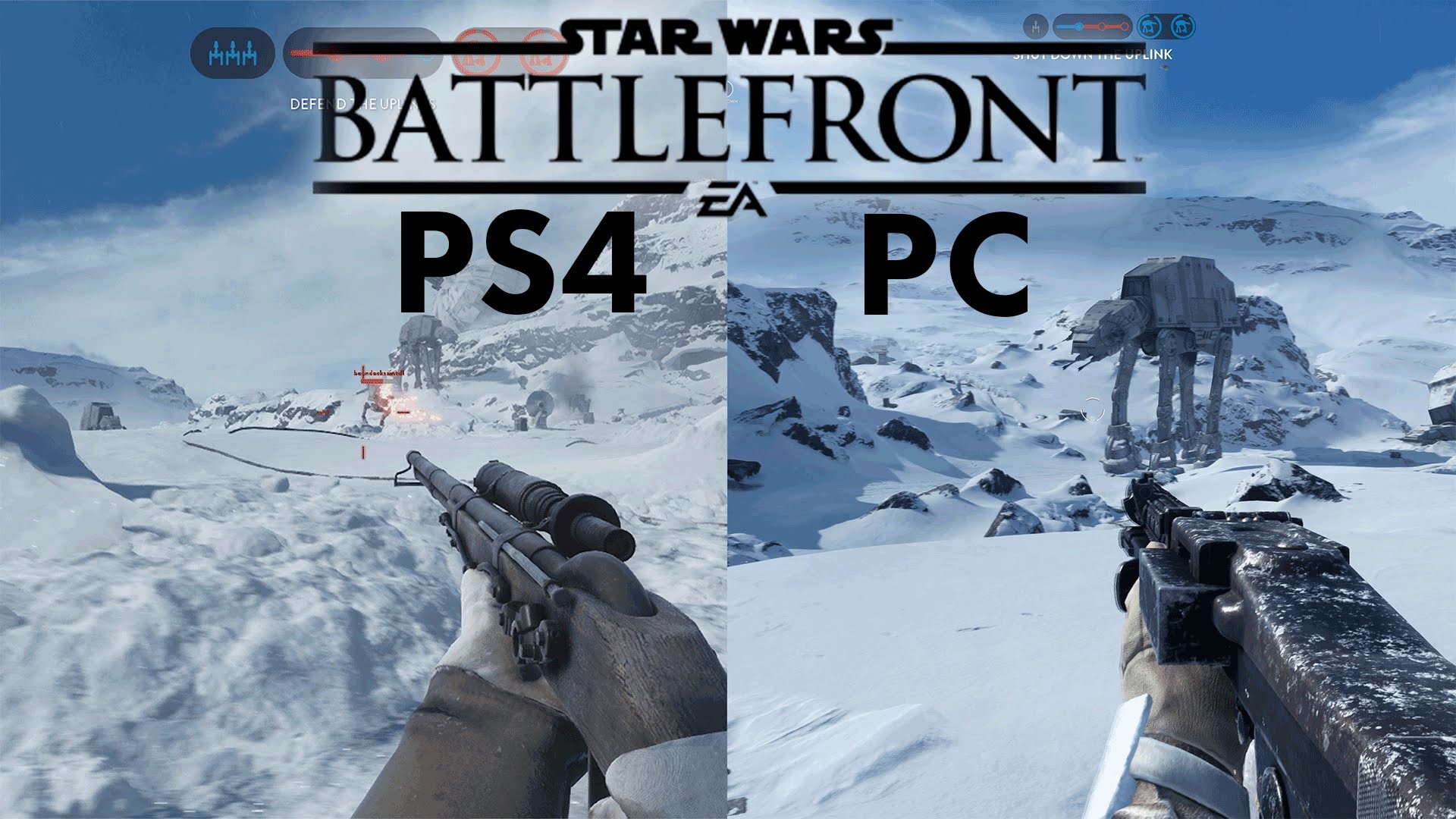 Star Wars Battlefront, PS4, PC, Hoth, Neve, Full HD, sfondo Windows 11