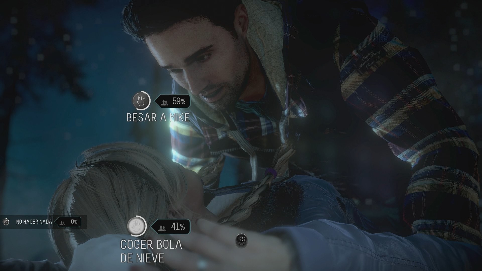 Until Dawn, Mike, Jessica, Scelta, Neve, Full HD, wallpaper per computer