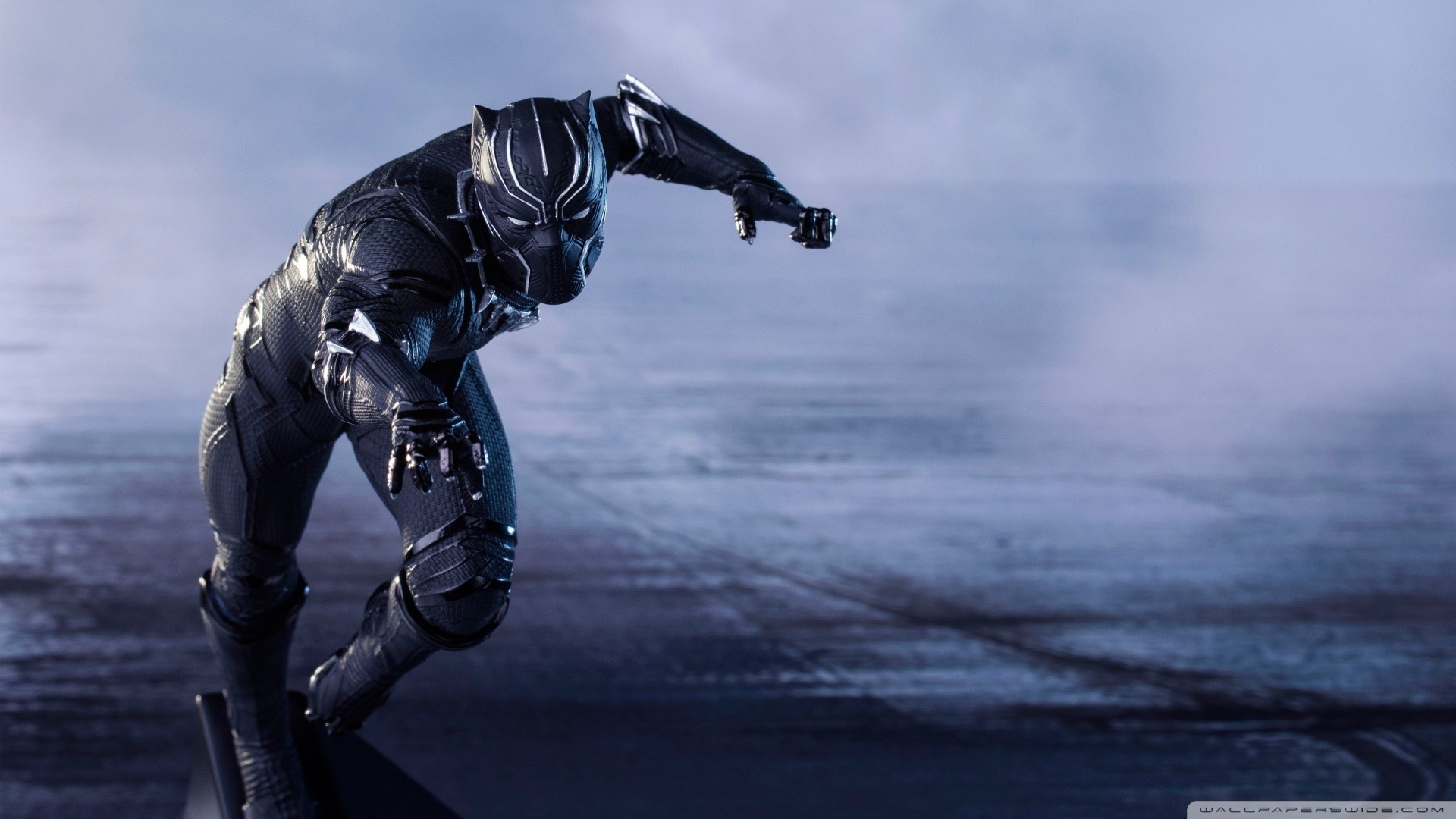 Black Panther, Captain America: Civil War, Marvel, Nebbia, 1920x1080, sfondo per PC