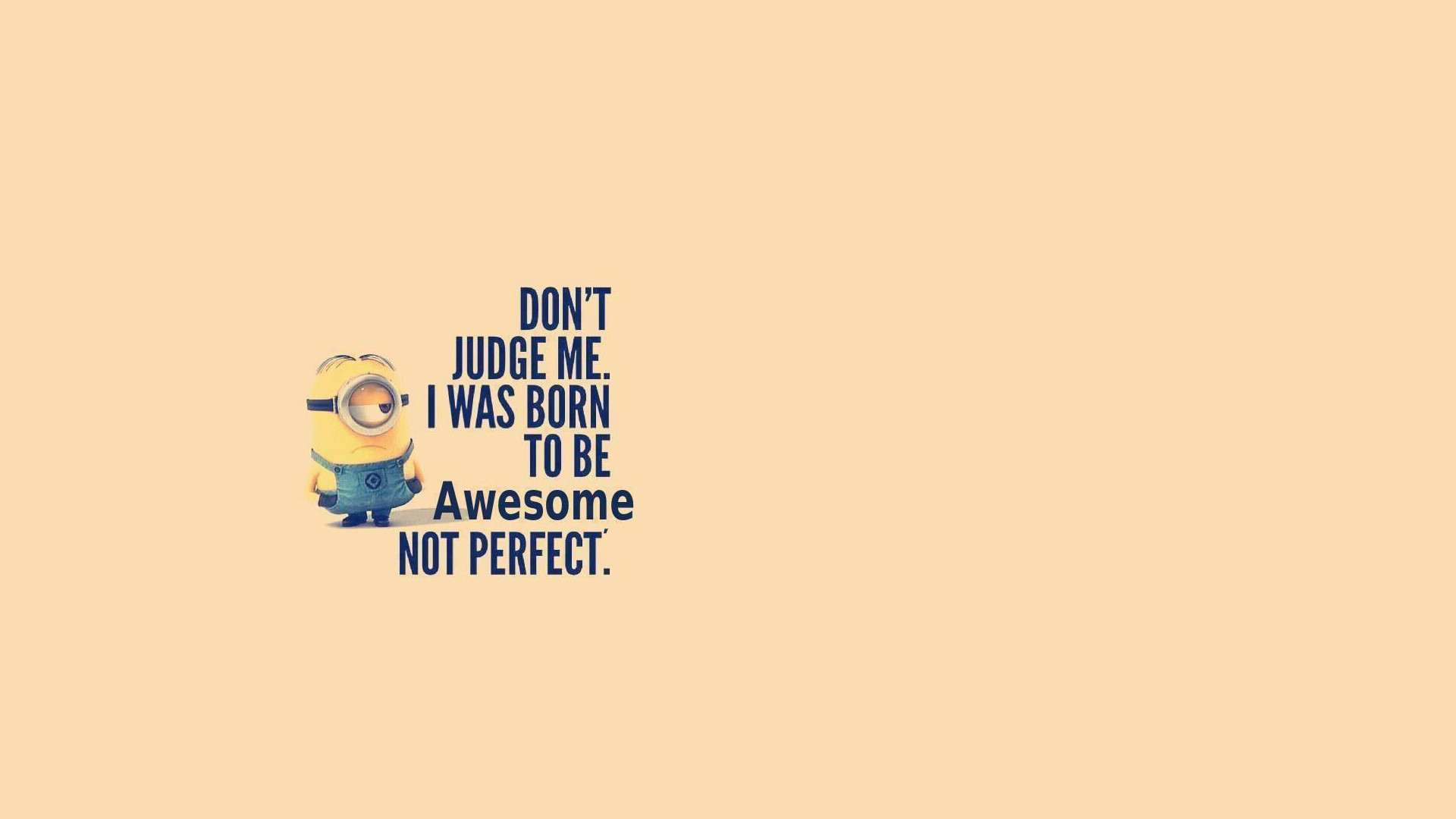 Minions, Citazione, Sfondo pesca, 1920x1080, wallpaper desktop