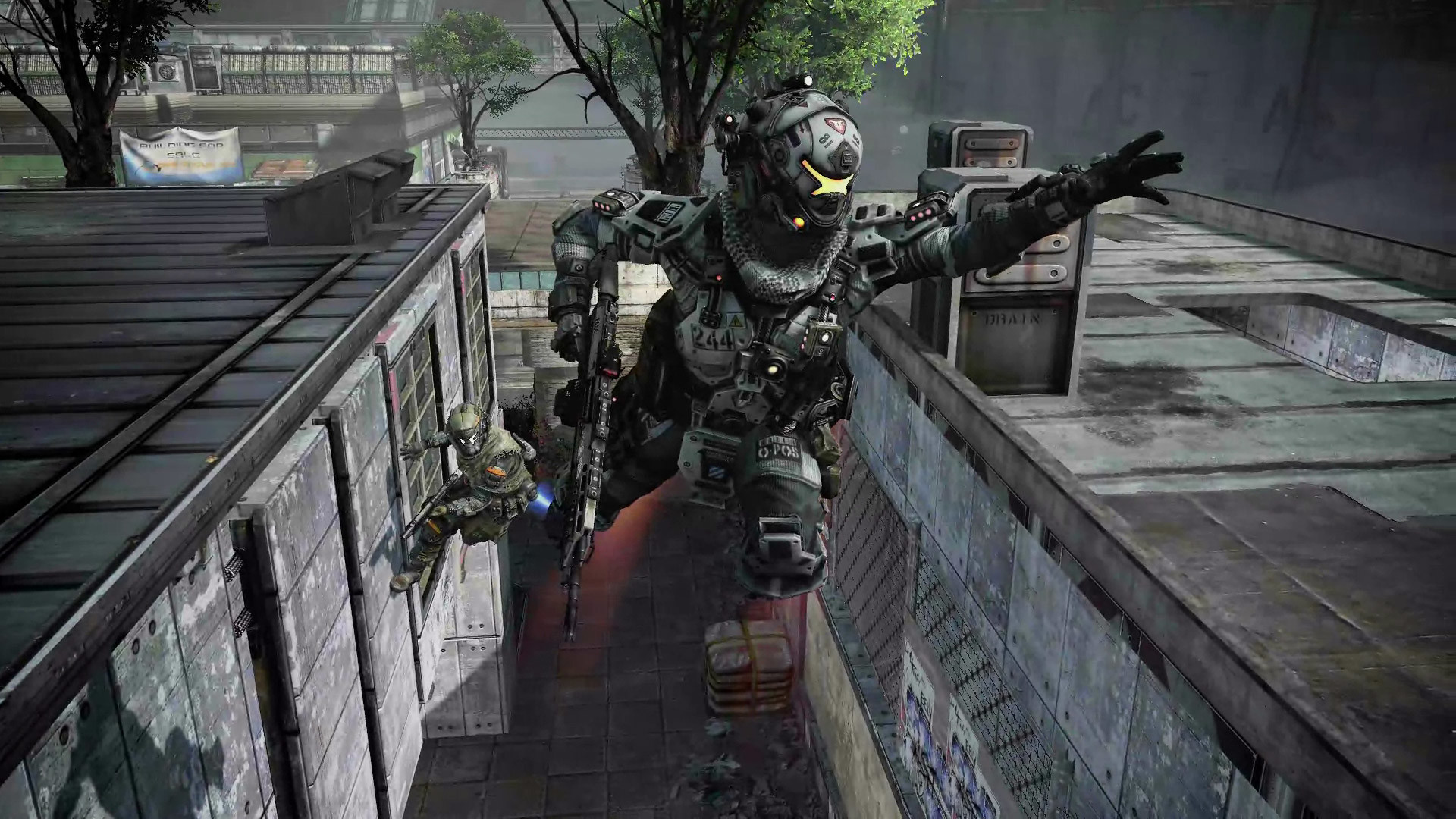 Titanfall, Pilota, Wall running, Tetti, 1920x1080, immagine di sfondo