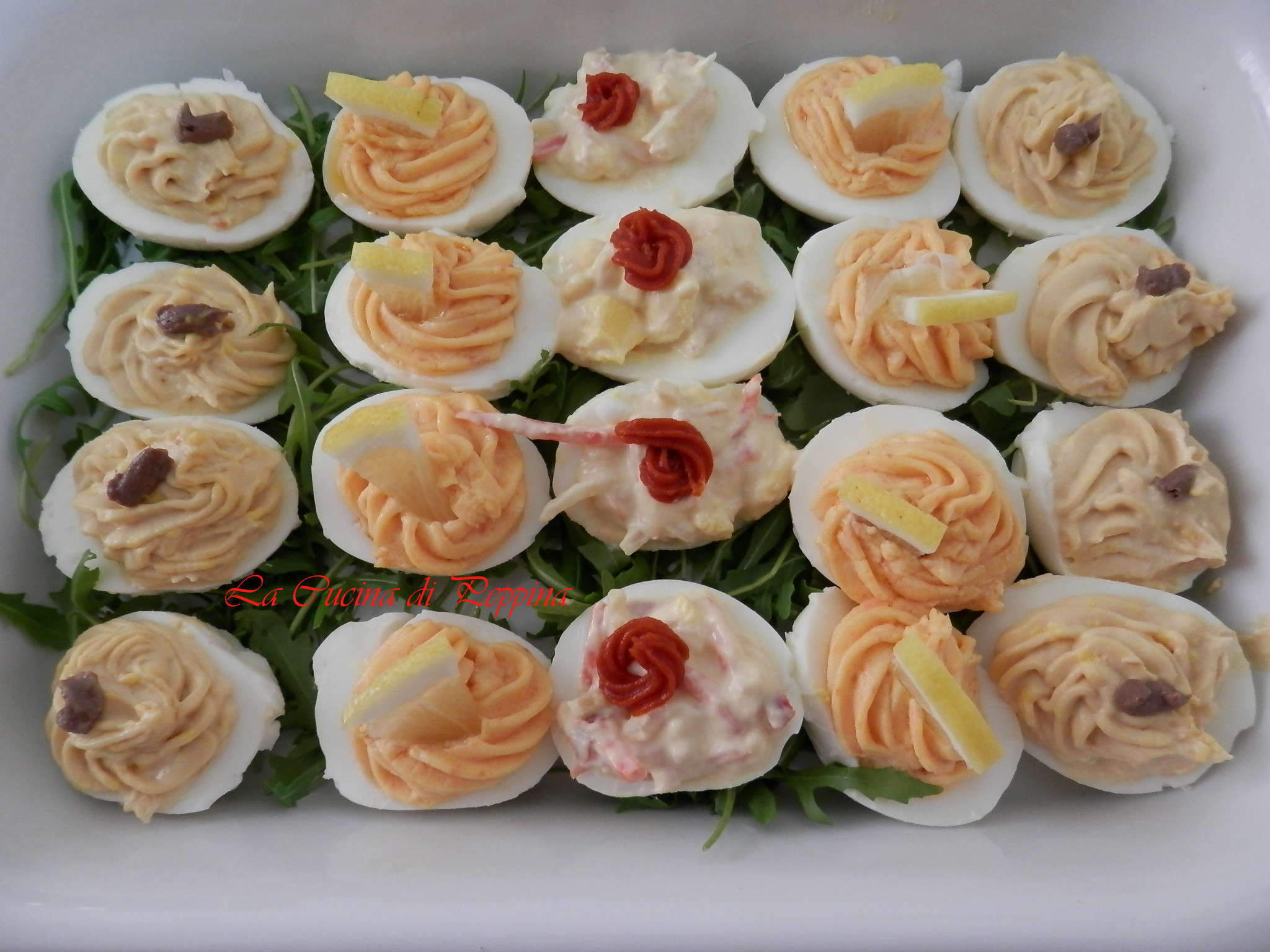 Uova ripiene, Antipasto, Pasqua, Full HD, wallpaper per tablet