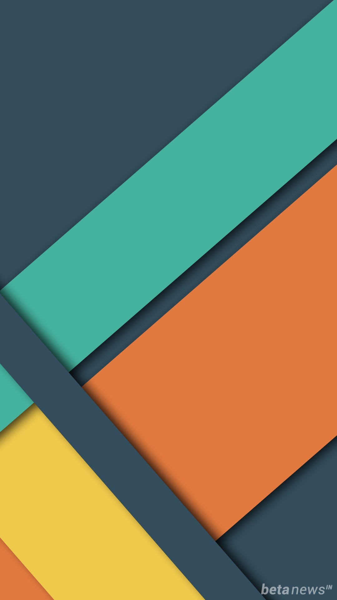 Material Design, Bande diagonali, Arancione, Verde acqua, Giallo, sfondo Full HD per cellulare