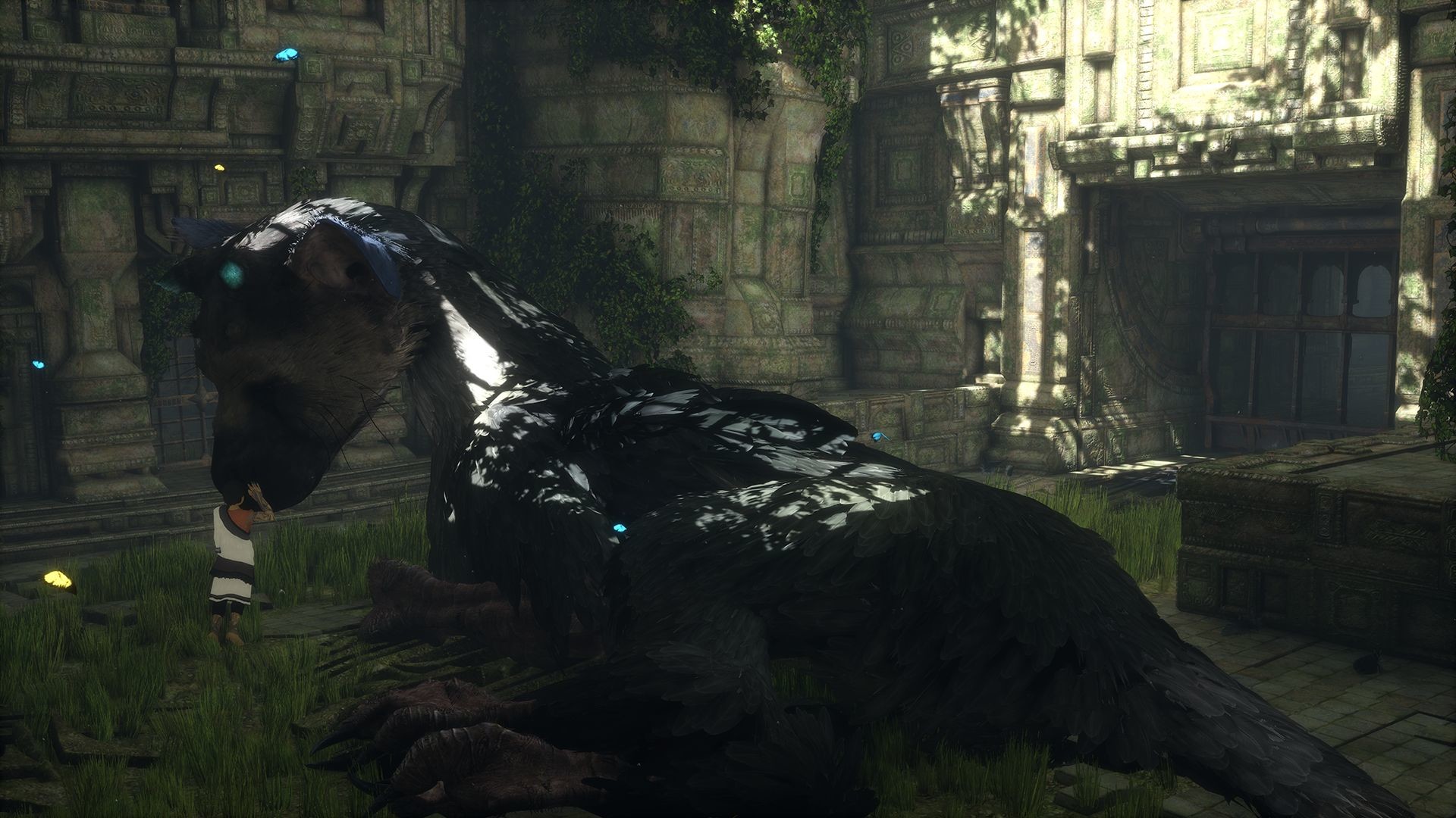 Trico, The Last Guardian, Ragazzo, Rovine, 16:9 Full HD, sfondo widescreen