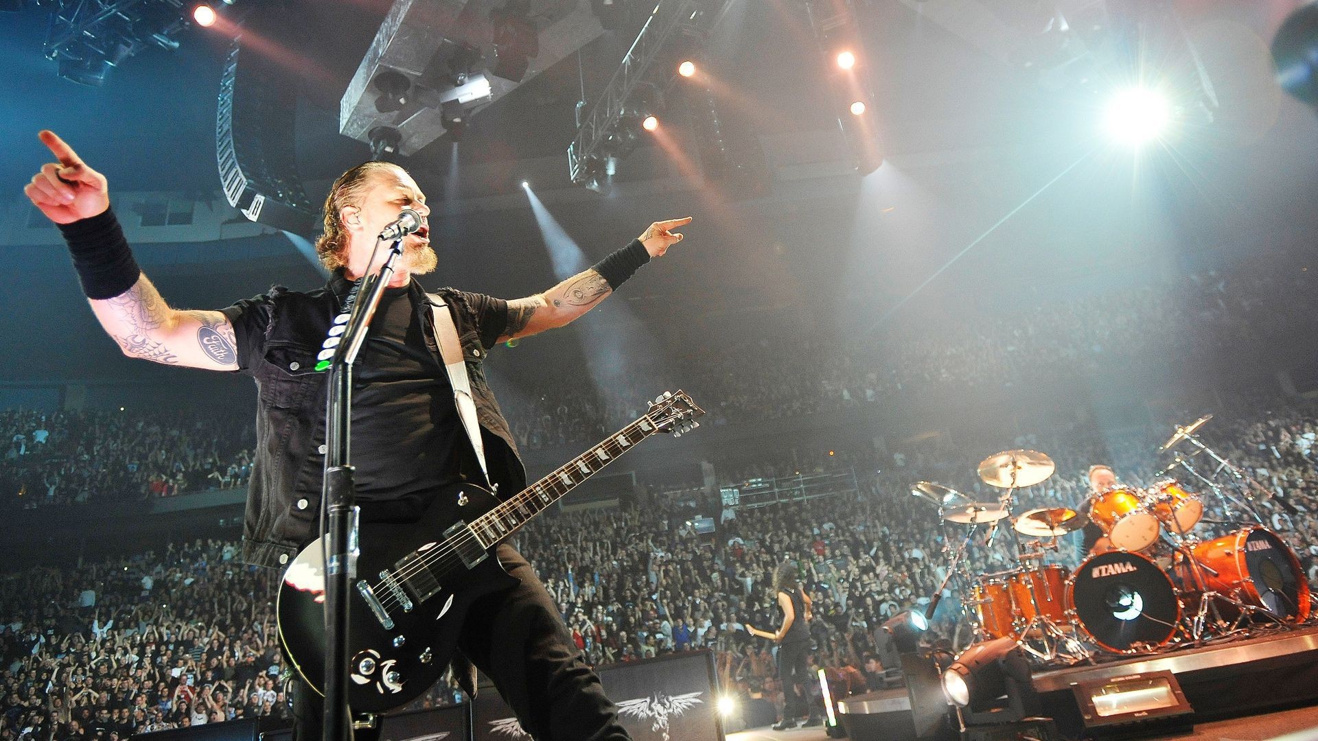James Hetfield, Metallica, Concerto, Lars Ulrich, Palco, Full HD, sfondo per portatile