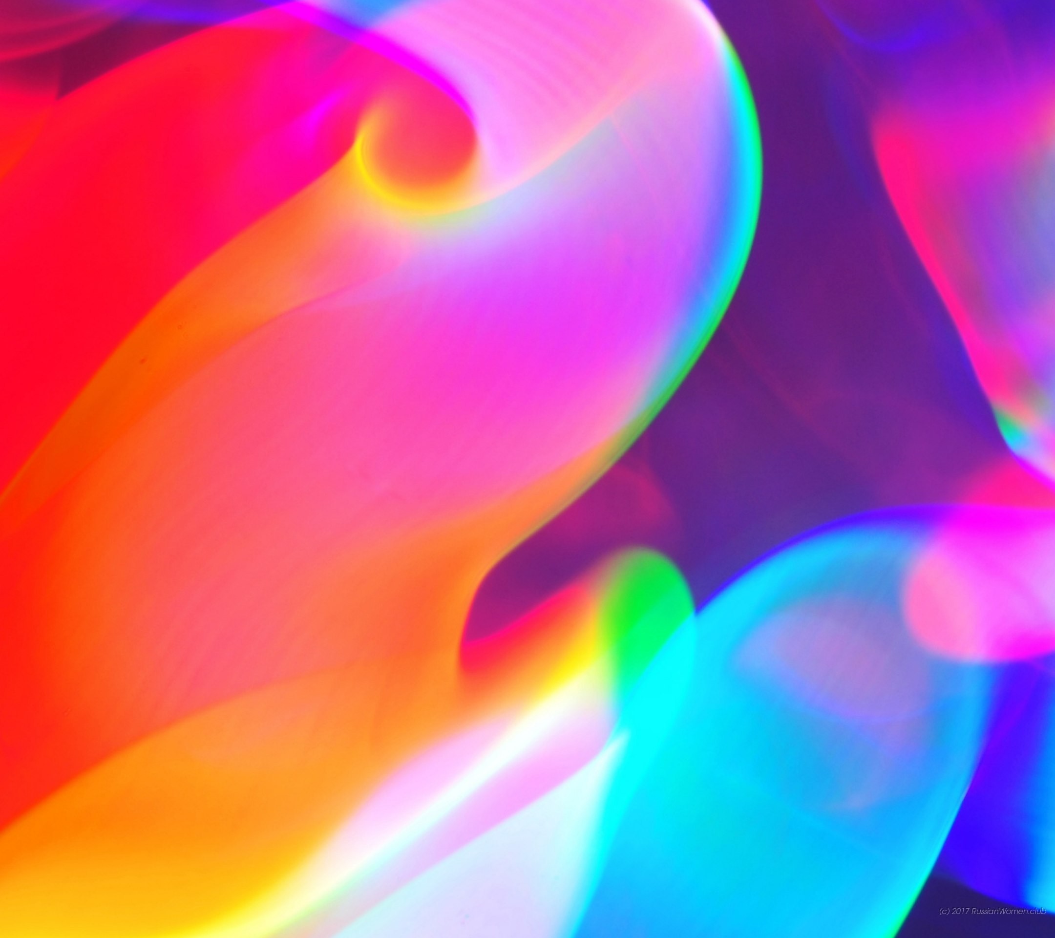 Forme fluide, Arancione, Magenta, Full HD, sfondo per iPad e tablet