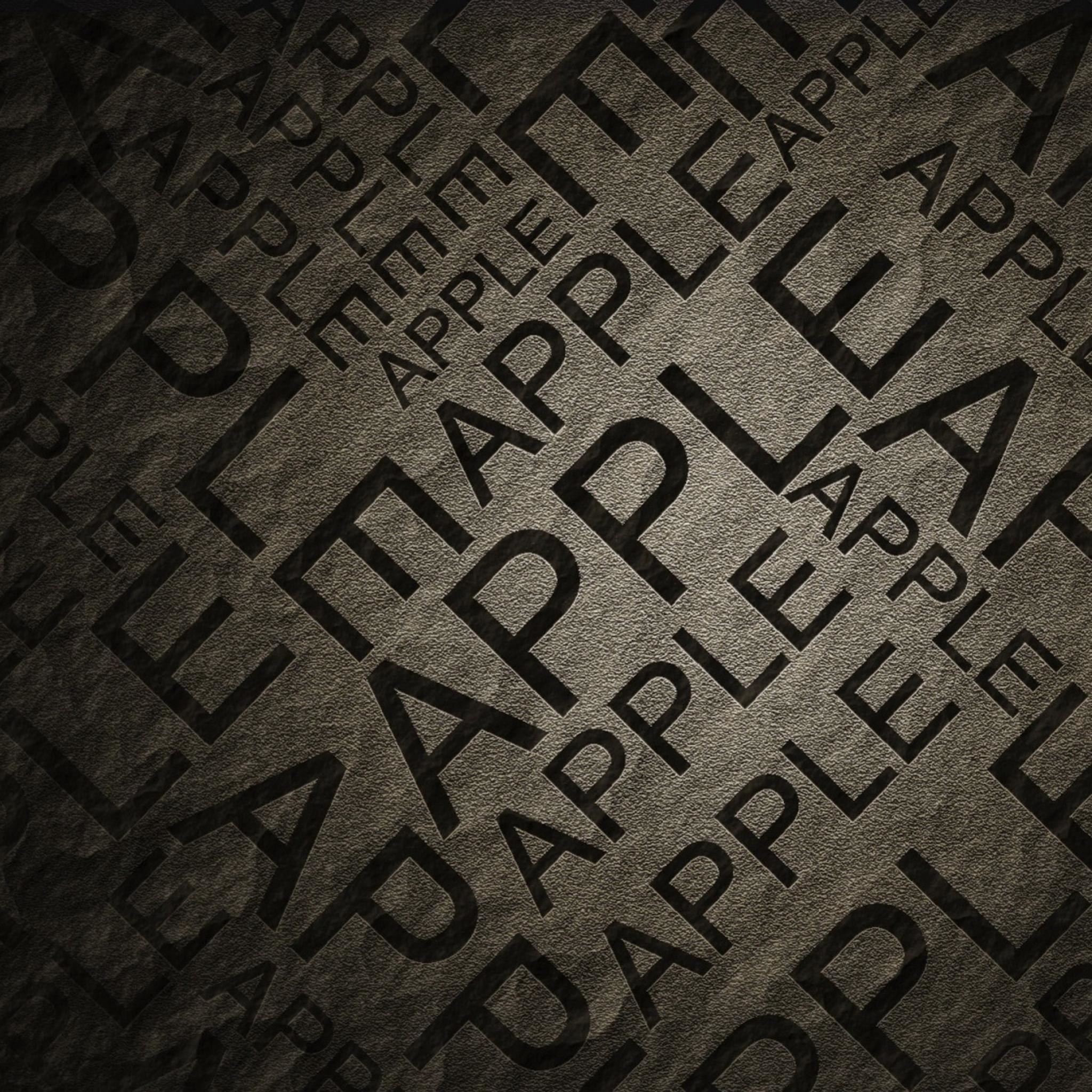 Scritta Apple, Tipografia, Texture, Full HD, schermata di blocco iPhone 16