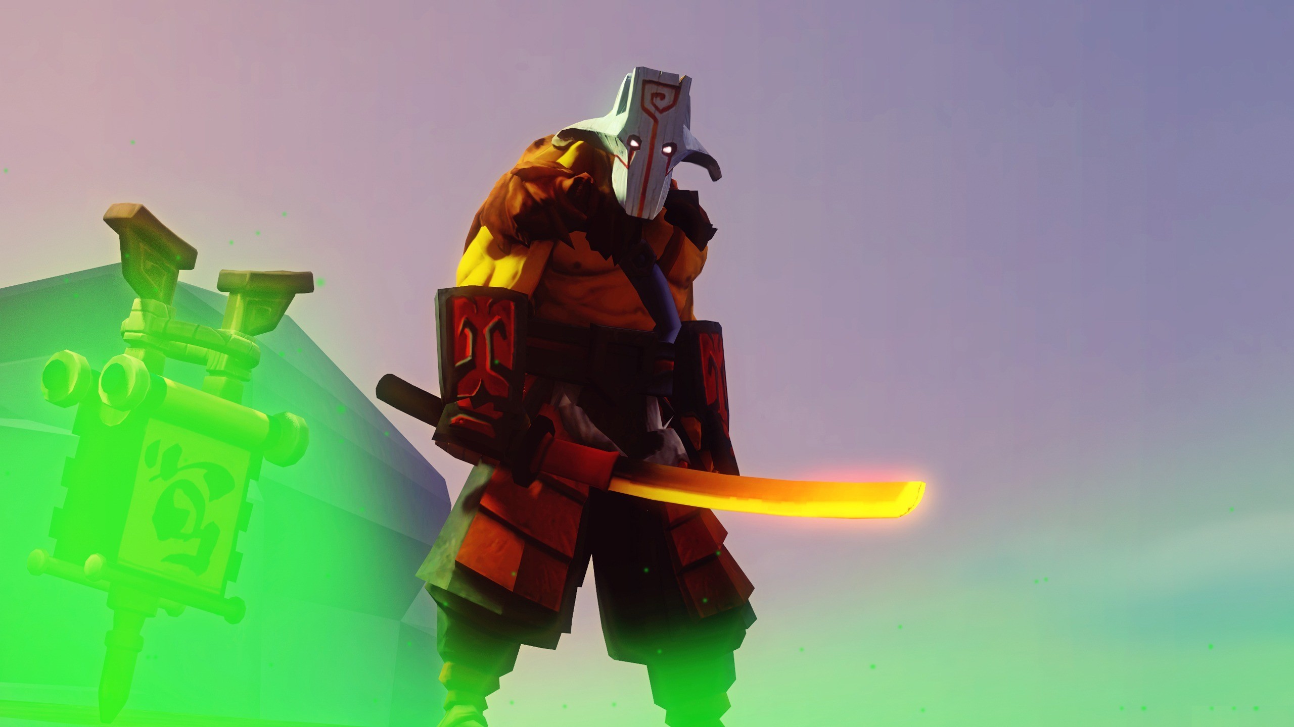 Juggernaut, Dota 2, Maschera, Spada, 2560x1440, immagine di sfondo