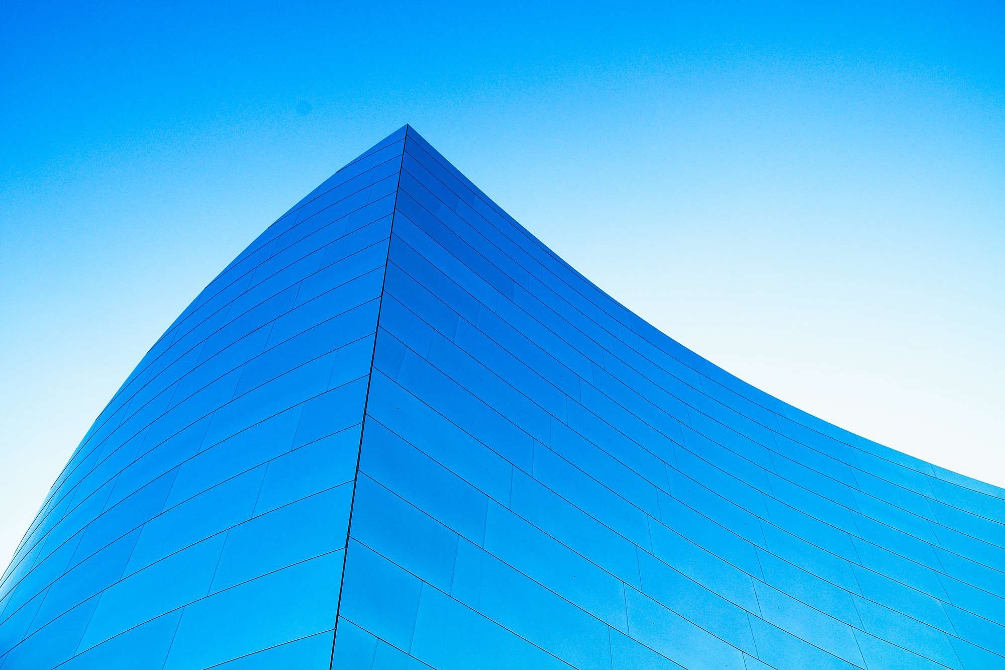 Edificio, Architettura, Cielo blu, Geometrico, Full HD, wallpaper Windows 10