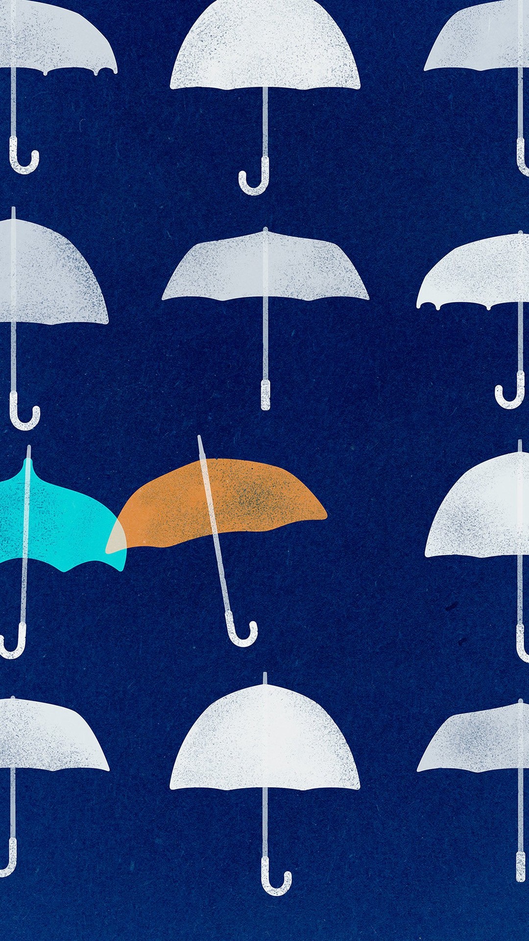 Mary Poppins, Disney, Ombrelli, Motivo, Blu, Full HD, sfondo iPhone