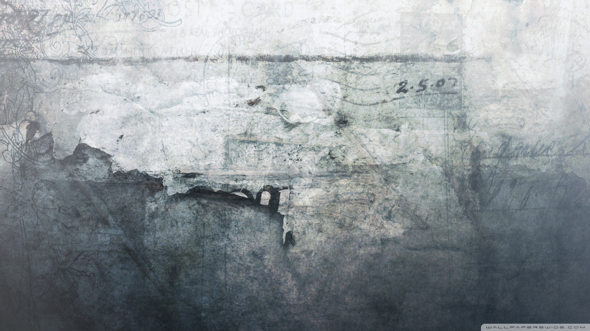 Muro scrostato, Texture grunge, Grigio, Vintage, 16:9 Full HD, wallpaper widescreen