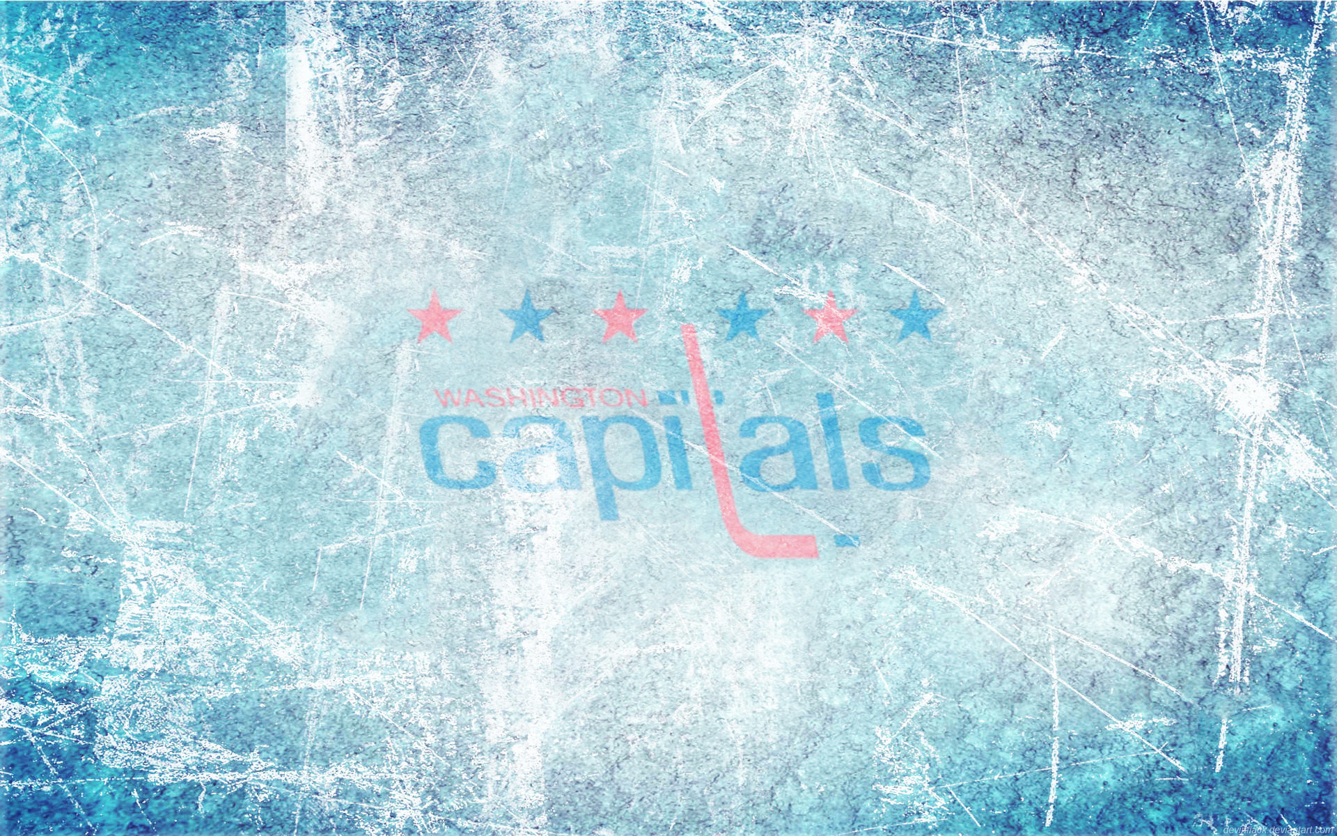 Washington Capitals, NHL, Hockey su ghiaccio, Logo, Ghiaccio, 1920x1200, immagine di sfondo