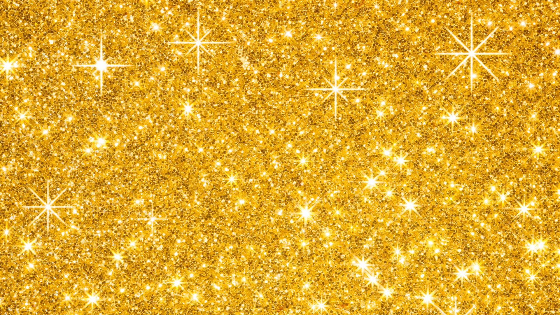 Glitter dorato, Oro, Stelle scintillanti, Brillantini, 1920x1080, immagine di sfondo